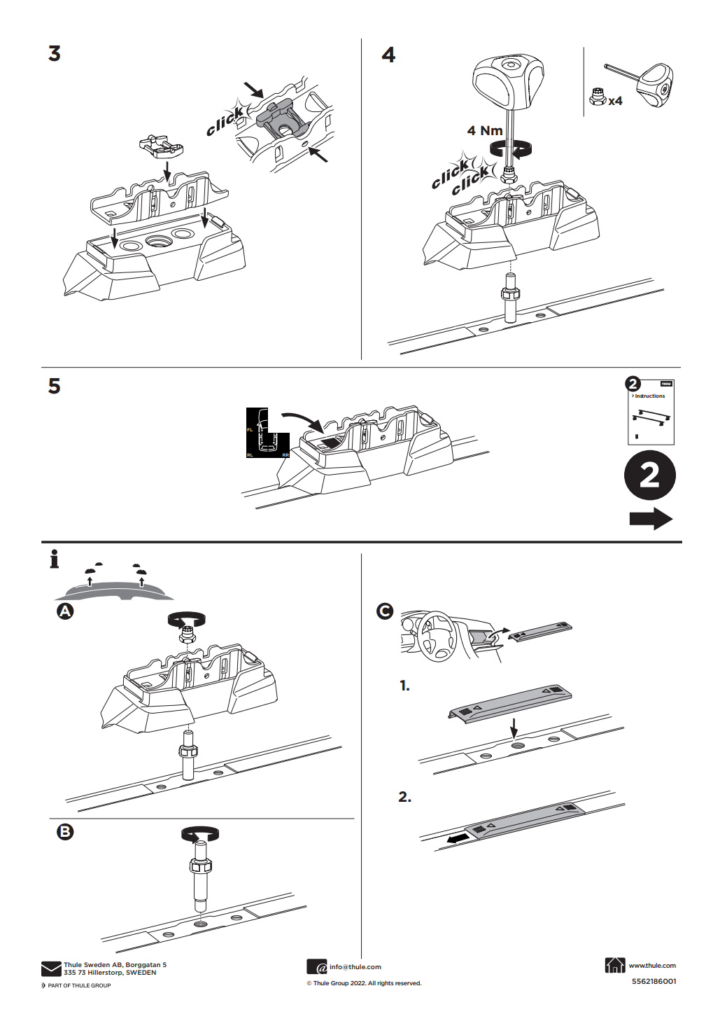 Kit Thule 187052 2 Manual