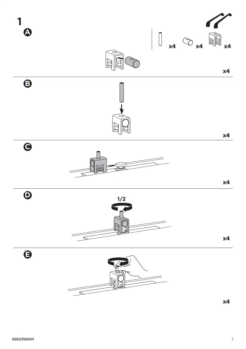 Kit Thule 187054 3 Manual