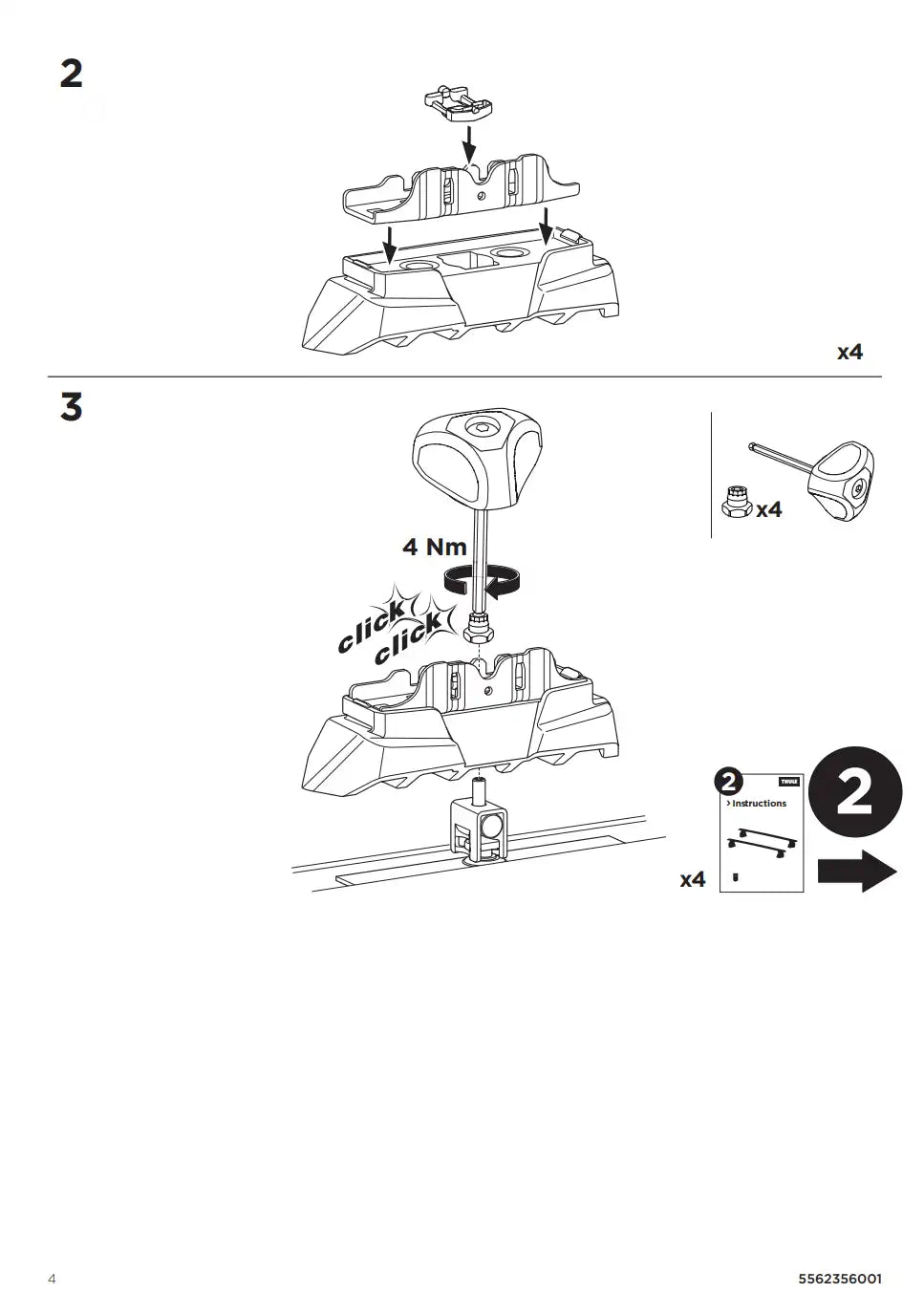 Kit Thule 187054 4 Manual