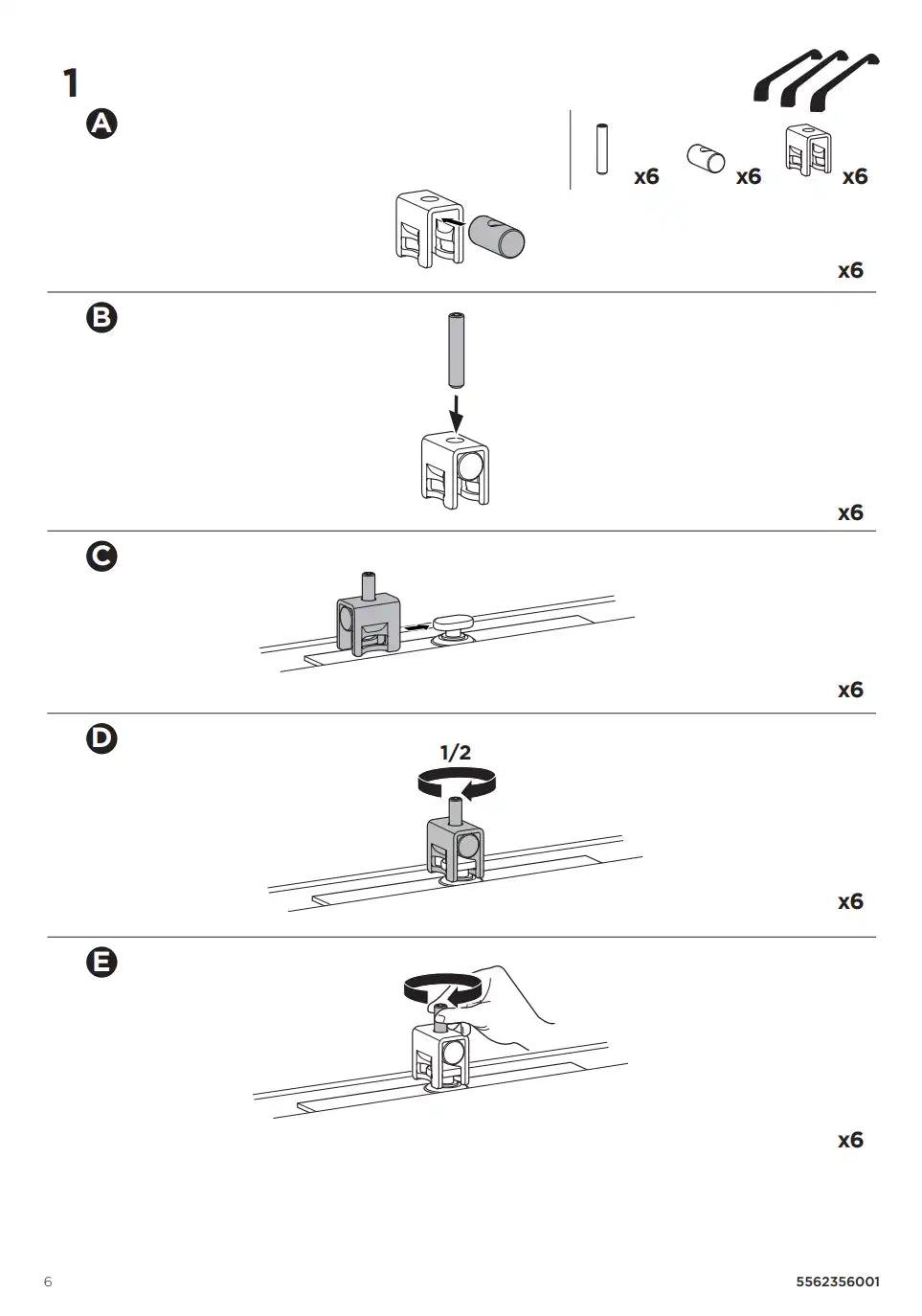Kit Thule 187054 6 Manual
