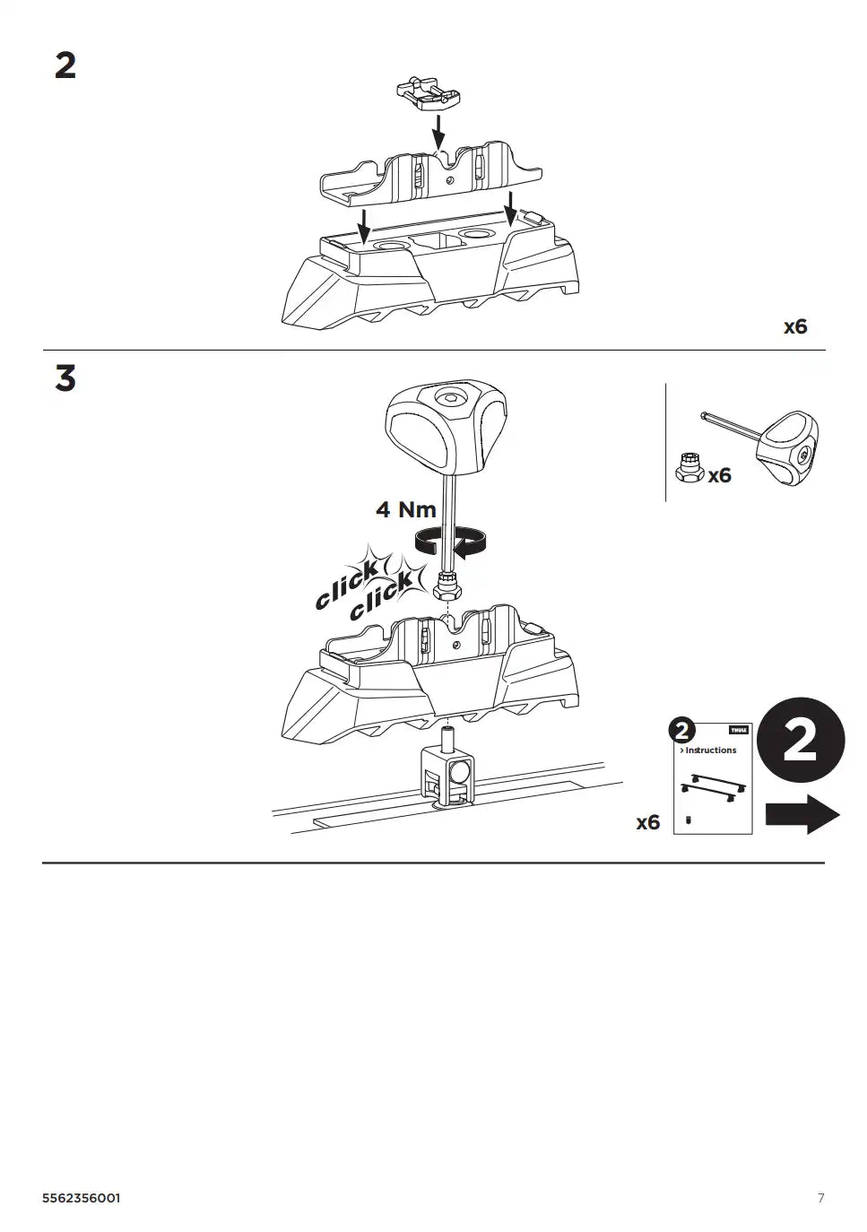 Kit Thule 187054 7 Manual