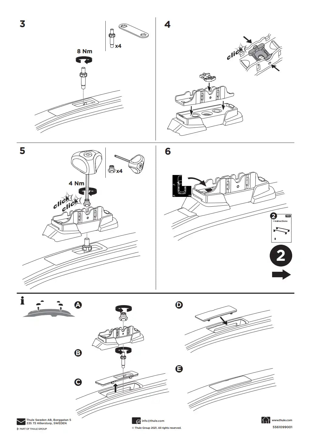 Kit Thule 187055 1 Manual
