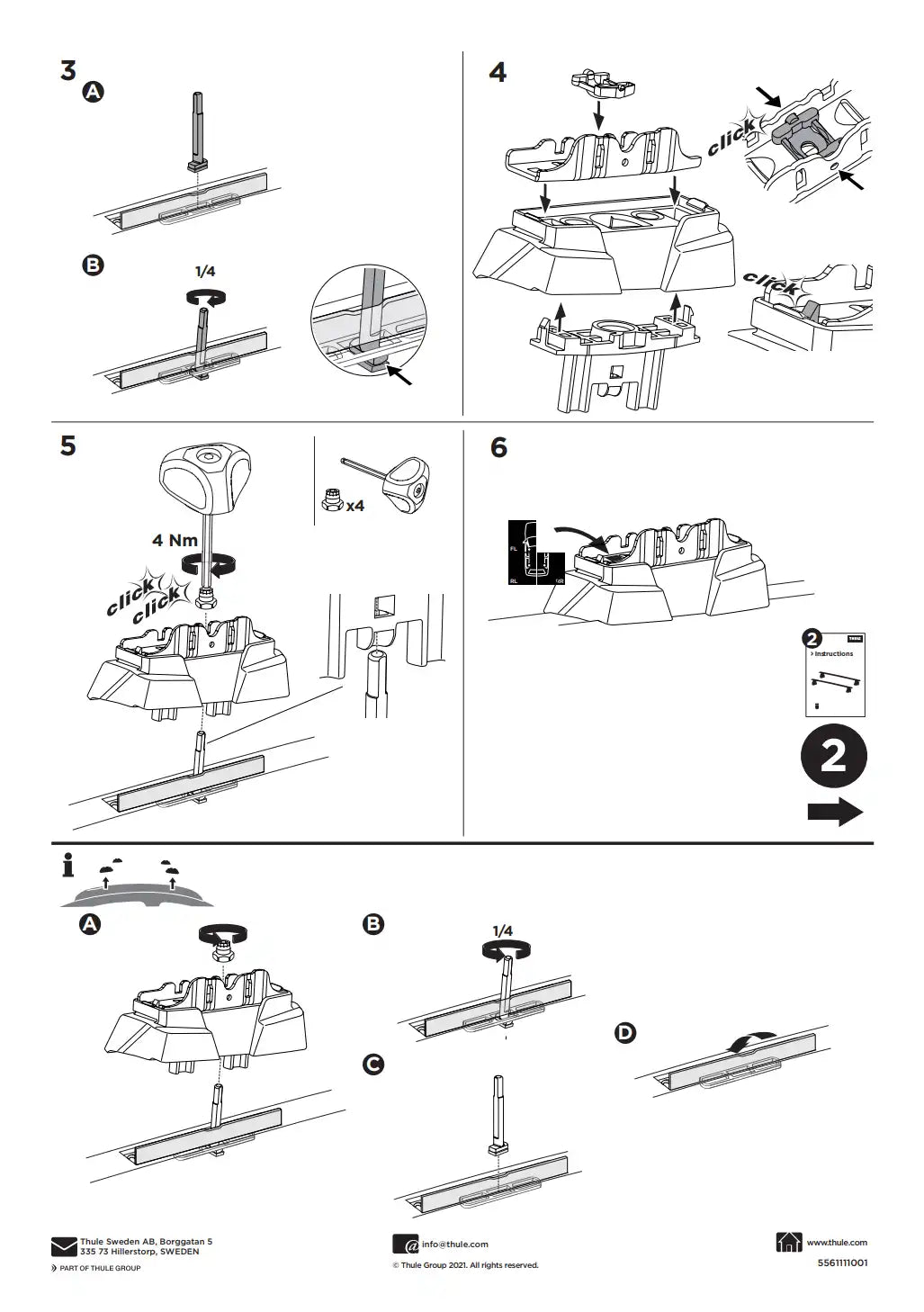 Kit Thule 187057 1 Manual