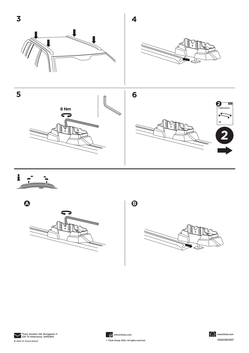 Kit Thule 187062 2 Manual
