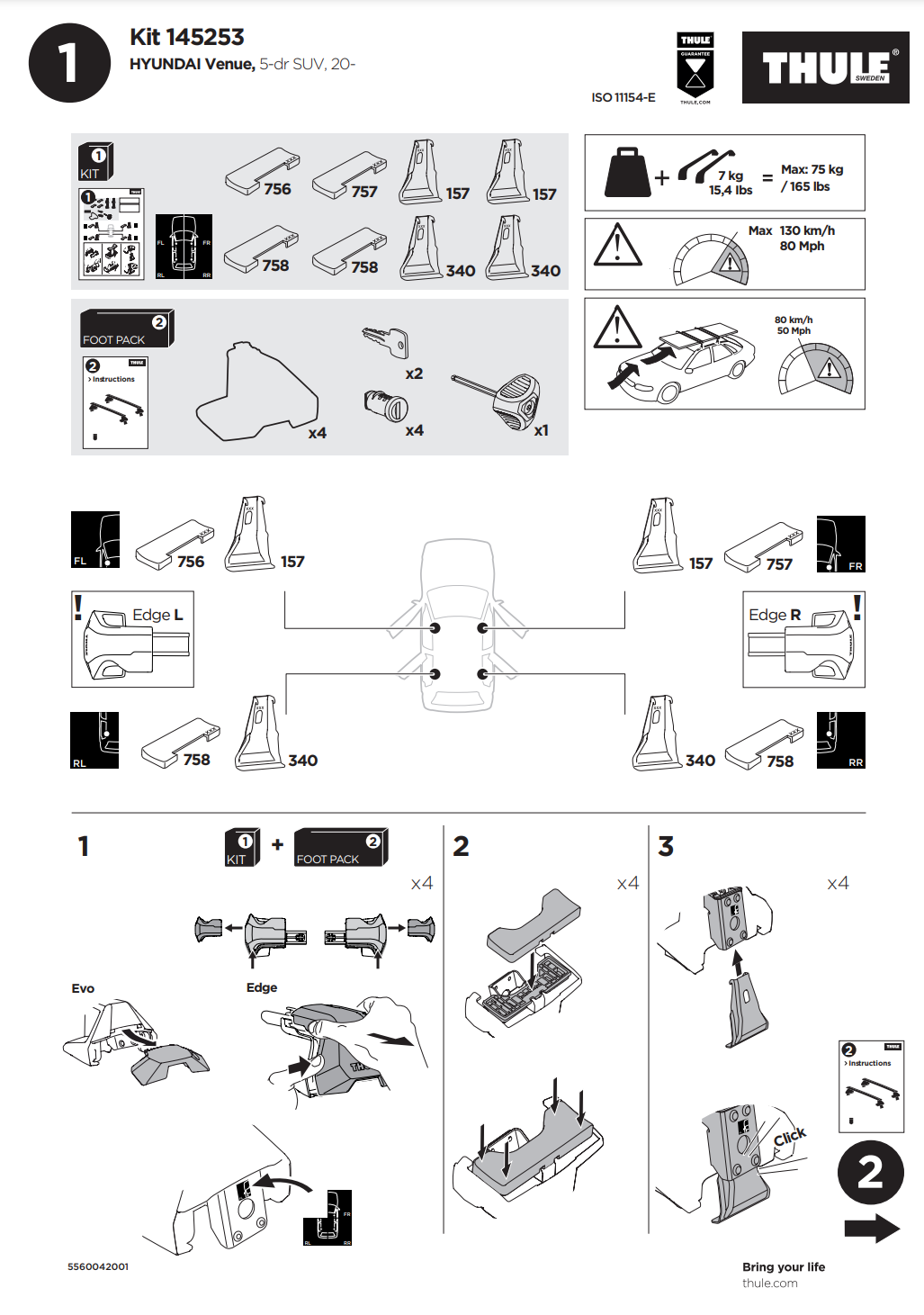 Kit Thule 5253
