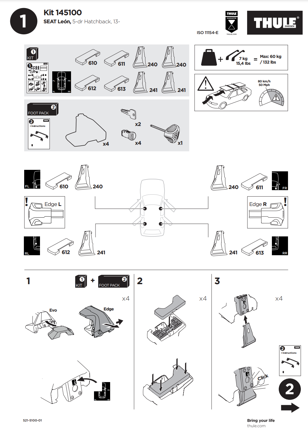 Kit Thule Seat Leon III