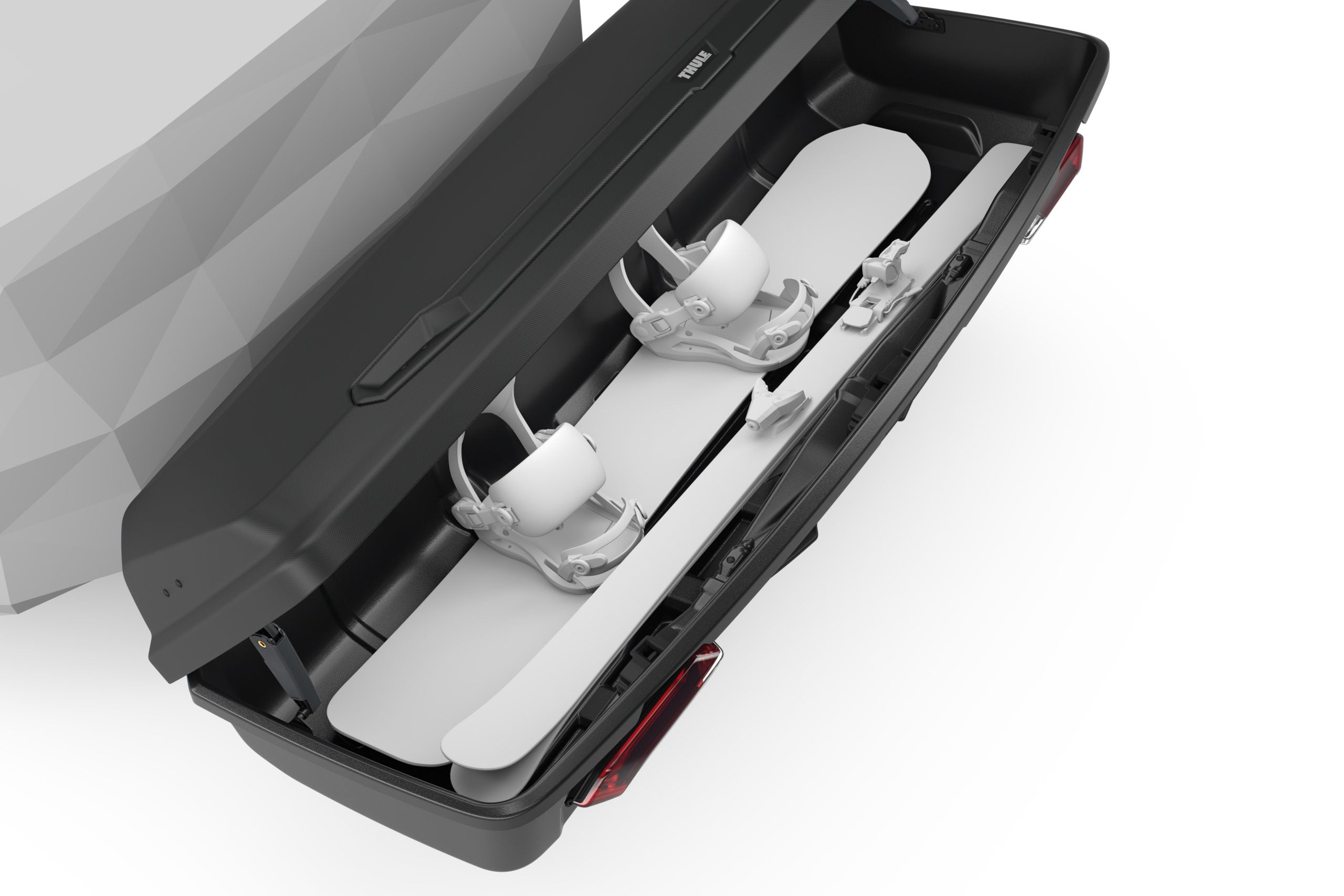 INCHIRIERE CUTIE PORTBAGAJ AUTO THULE Thule Arcos L 400 litri - cu prindere pe carligul de remorcare