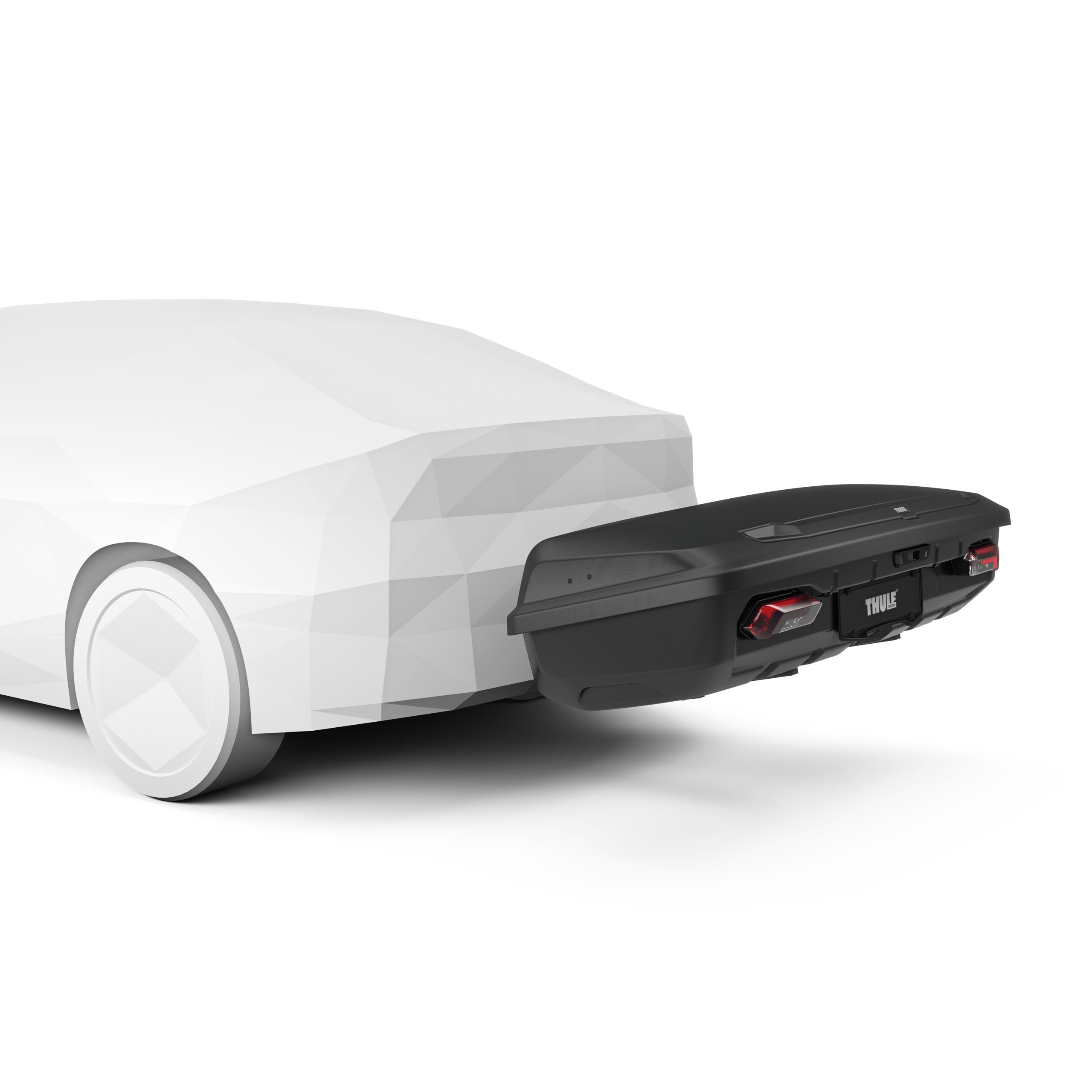 INCHIRIERE CUTIE PORTBAGAJ AUTO THULE Thule Arcos L 400 litri - cu prindere pe carligul de remorcare