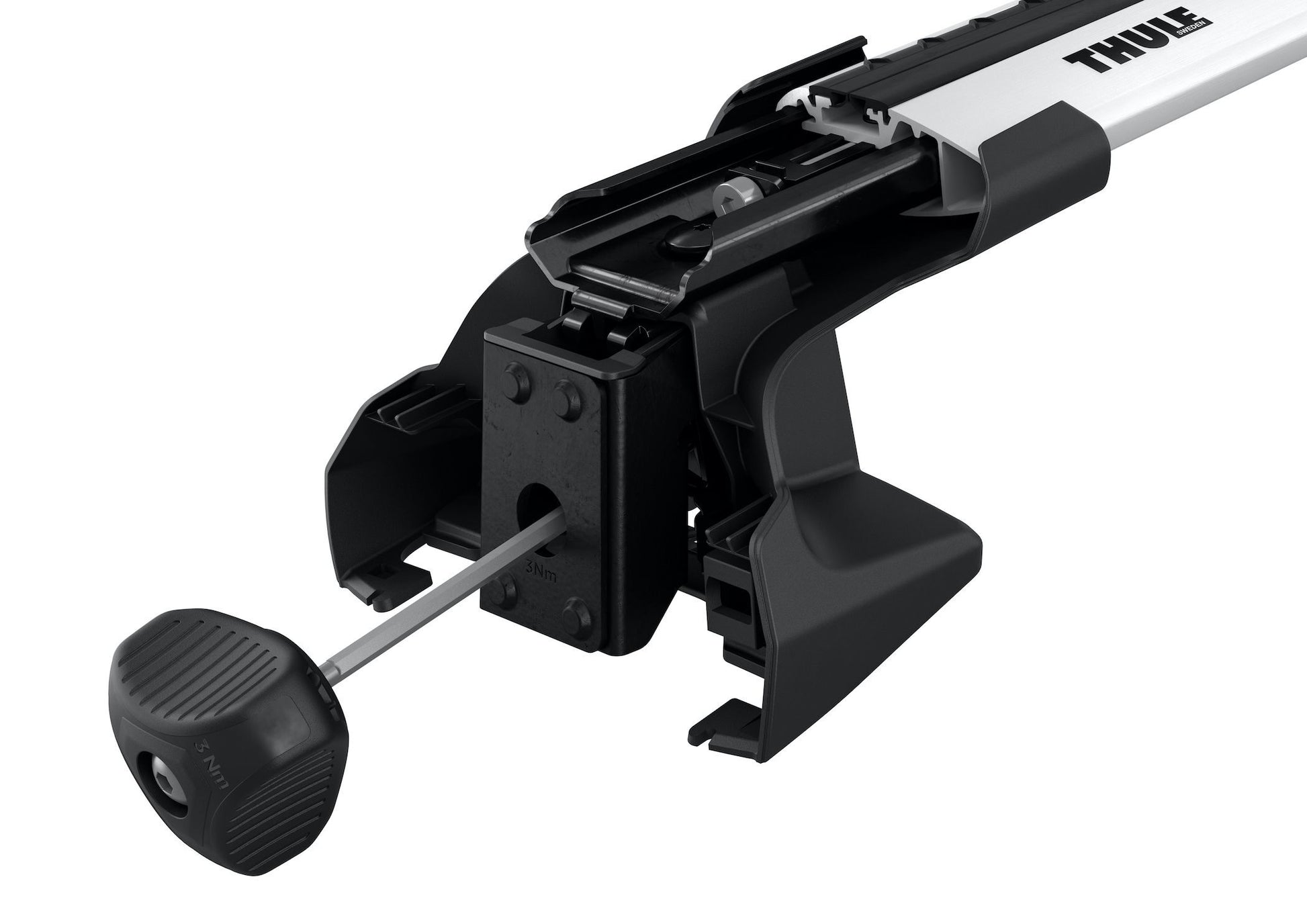 Large Thule Edge Clamp Wingbar Alu F TorqueKey 720500 1