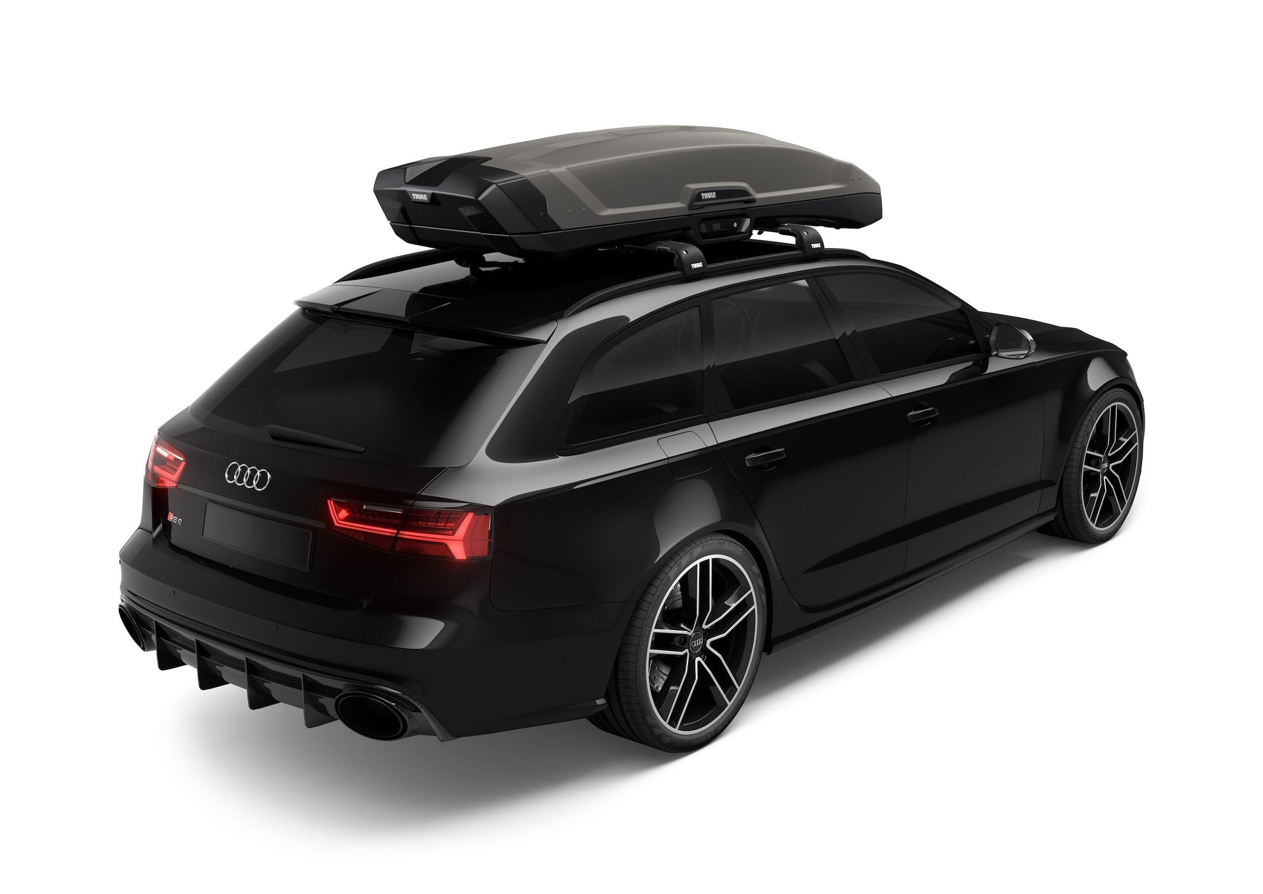 Large Thule Vector Large TitanMatte OC FullCar Iso Rear 613700