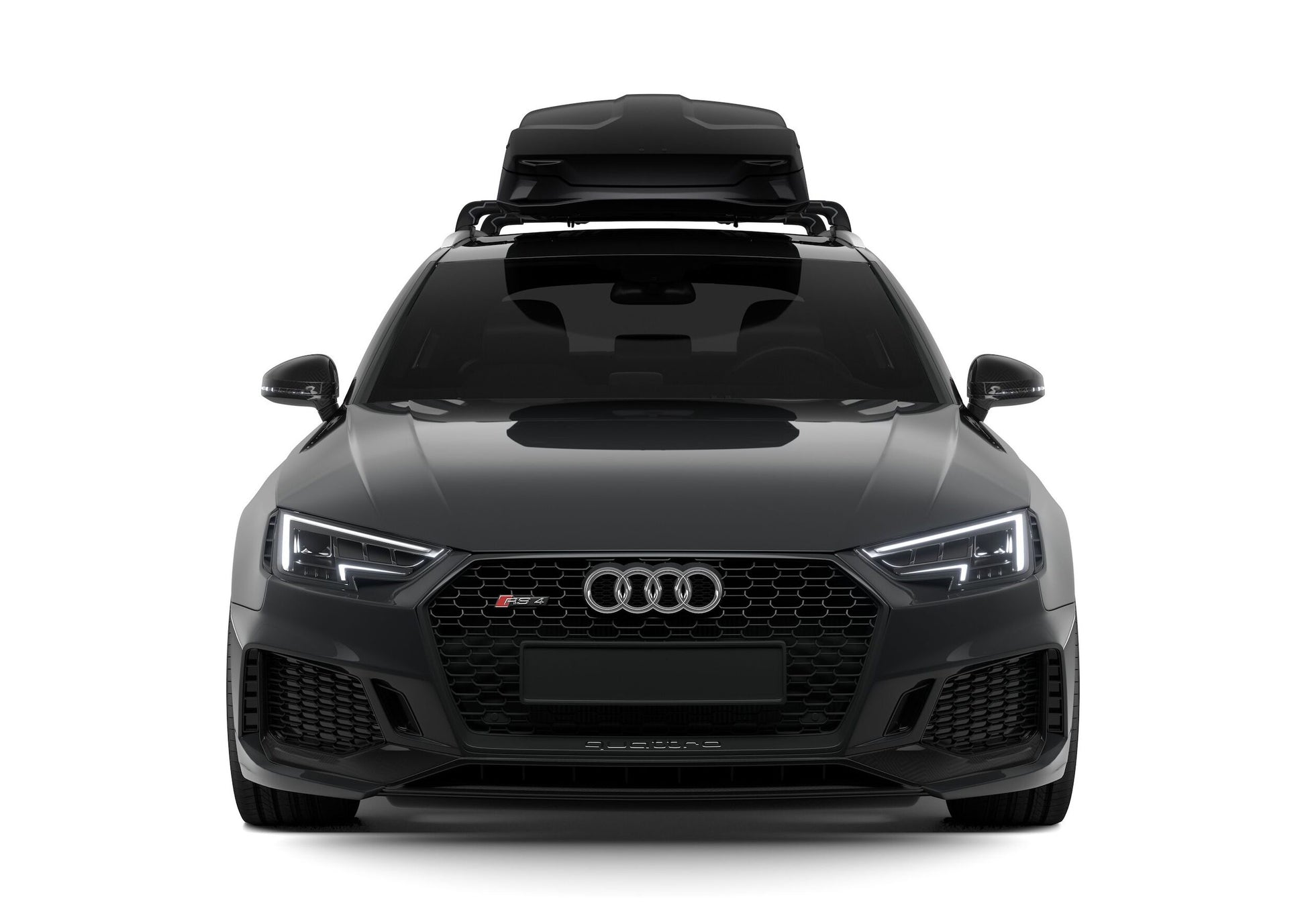 Large Thule Vector Medium BlackMetallic OC FullCar Front 613201
