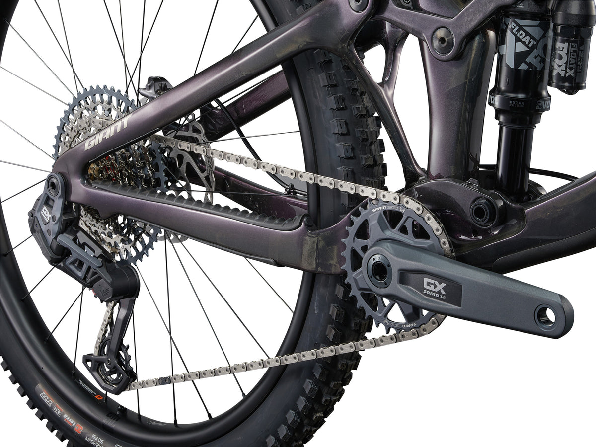 Giant Trance X Advanced 1 Arctic Light/Chrome - transmisia SRAM GX Eagle AXS