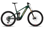 Santa Cruz Vala X0 AXS RSV, cadru Carbon CC, Midnight Green — randare Santa Cruz din profil