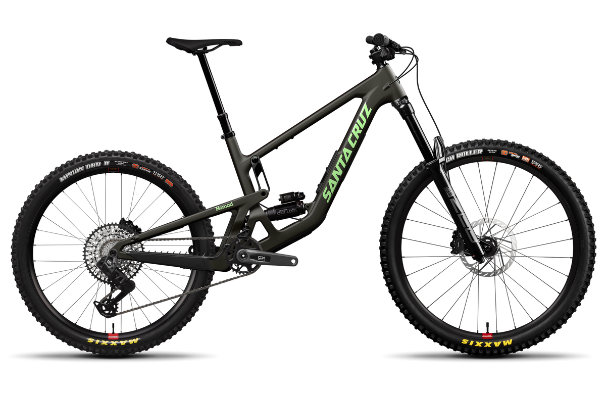 Santa Cruz Nomad GX AXS din profil, Matte Metallic Earth