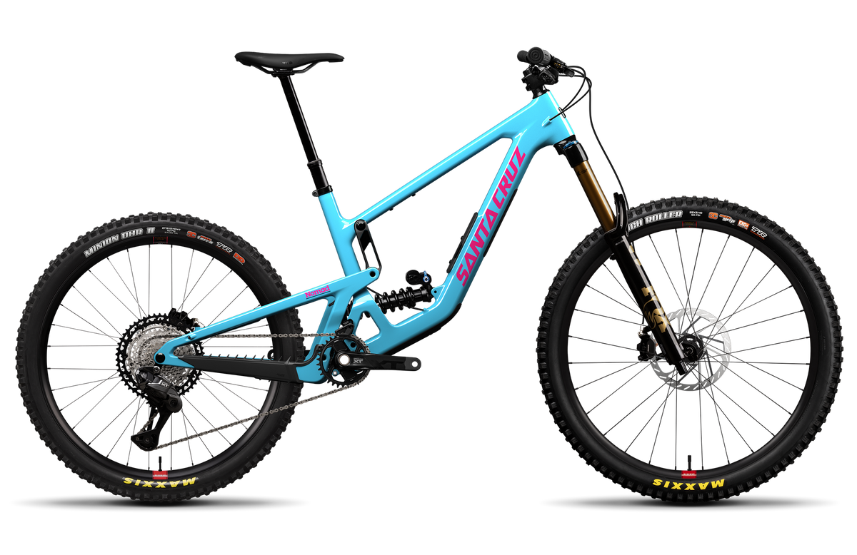 Santa Cruz Nomad XT Di2 Coil din profil, Gloss Aqua Magenta