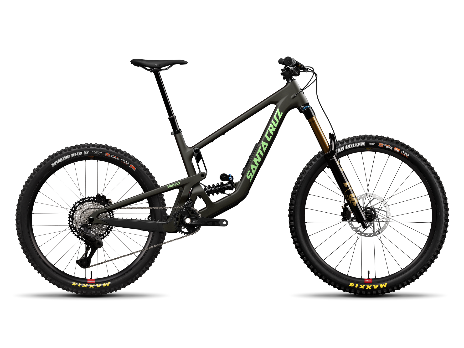 Santa Cruz Nomad XT Di2 Coil Matte Metallic Earth