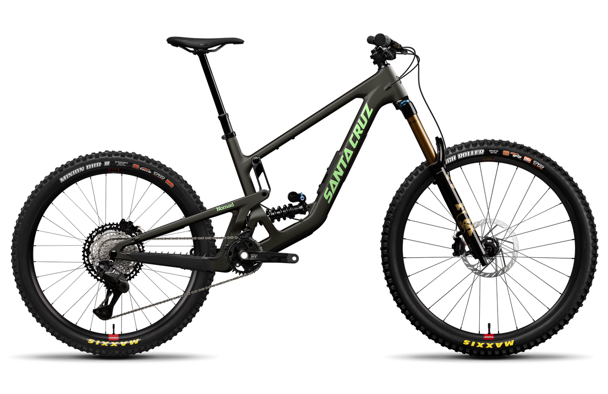 Santa Cruz Nomad XT Di2 Coil din profil, Matte Metallic Earth