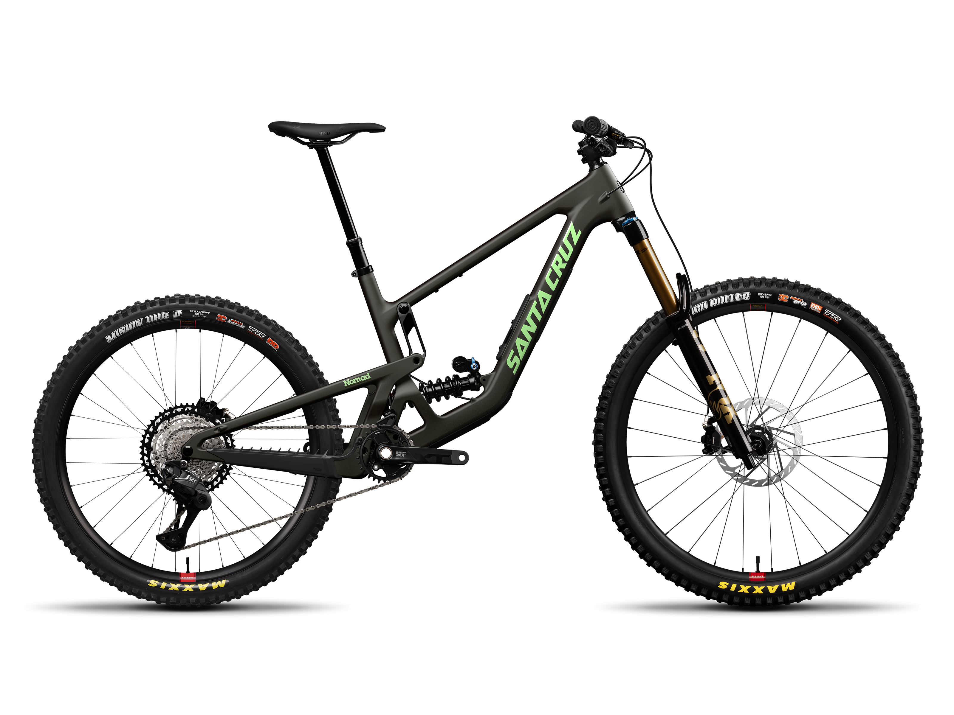 Santa Cruz Nomad XT Di2 Coil Matte Metallic Earth