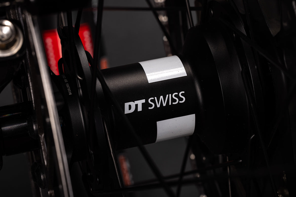 Butucul spate DT Swiss 350 pe un Tallboy