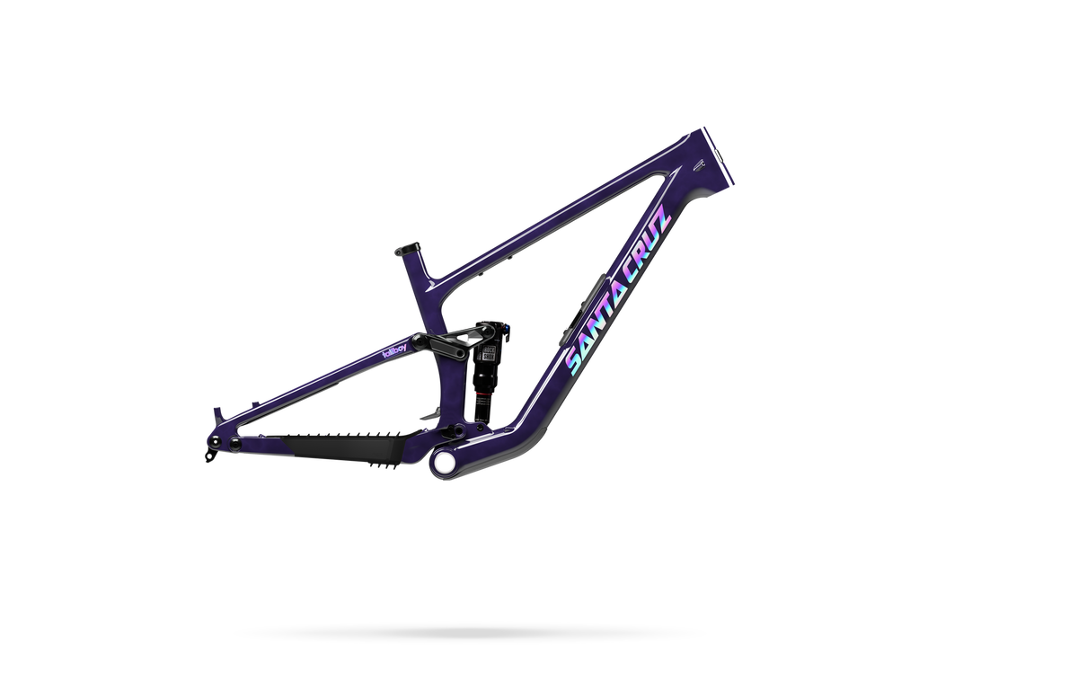 Santa Cruz Tallboy, cadru Carbon CC, din profil, Gloss Midnight Violet