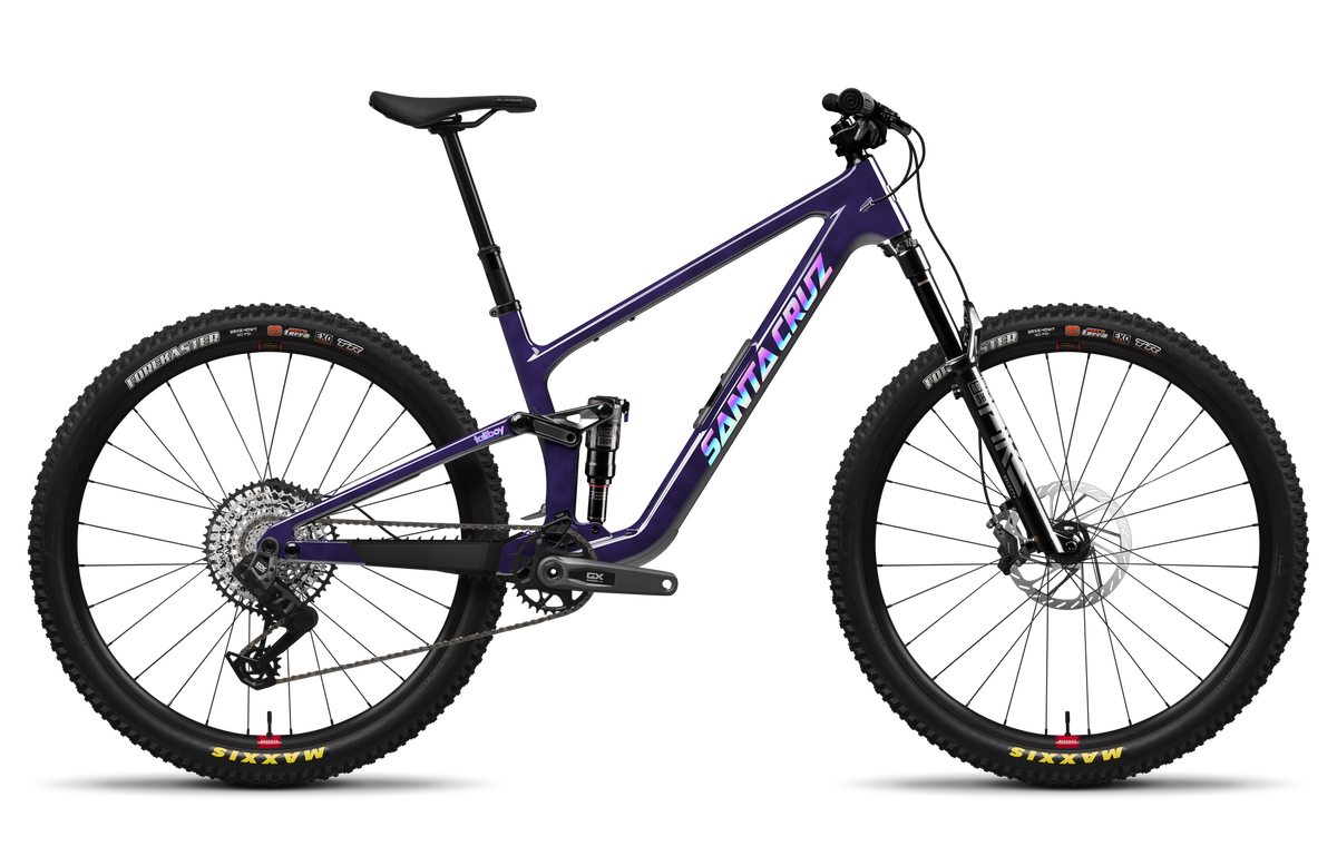 Santa Cruz Tallboy GX AXS din profil, Gloss Midnight Violet