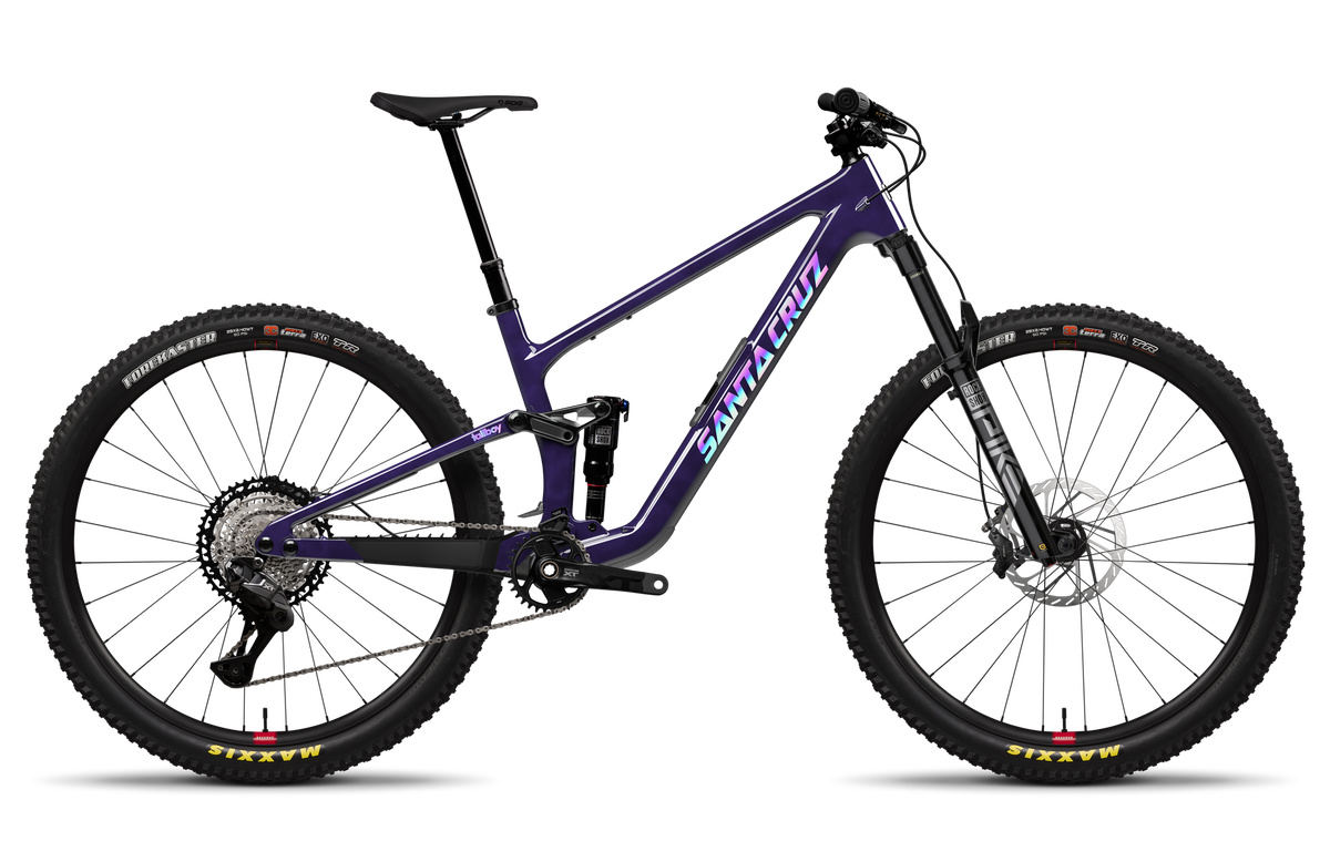 Santa Cruz Tallboy XT Di2 din profil, Gloss Midnight Violet