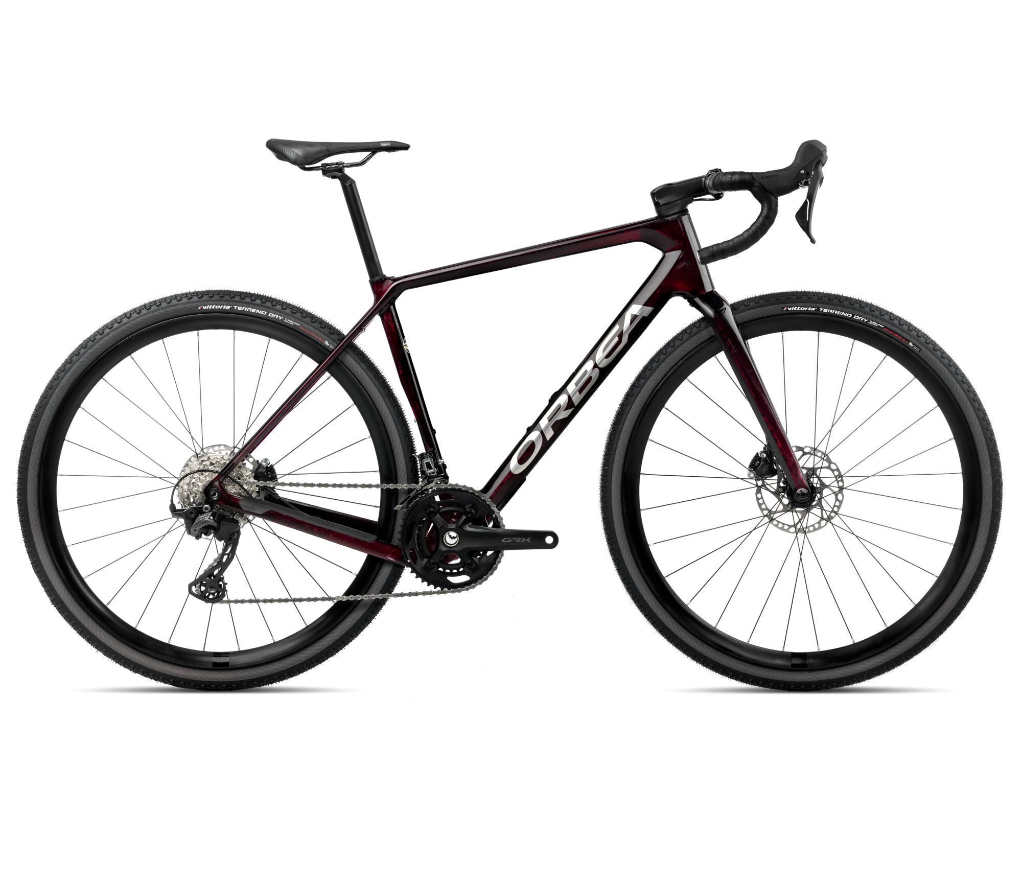 Gravel Bike ORBEA TERRA M30TEAM XS Wine Red Carbon View (Gloss)