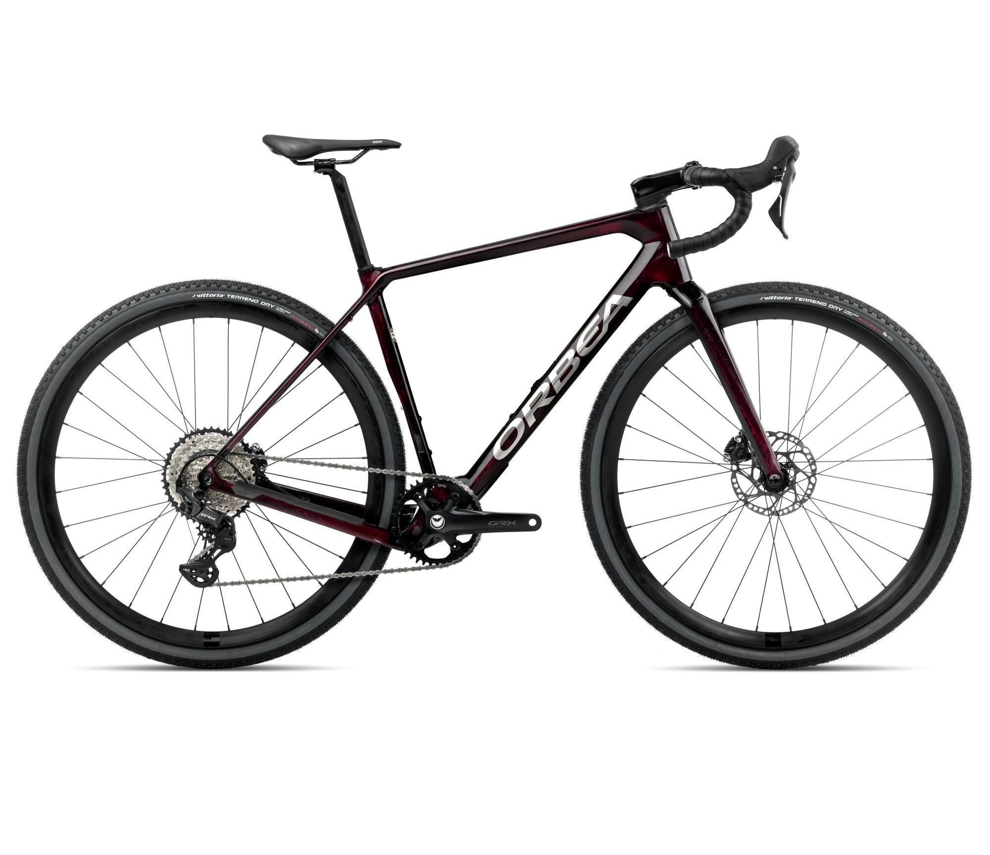 Gravel Bike ORBEA TERRA M30TEAM 1X XS Wine Red Carbon View (Gloss)