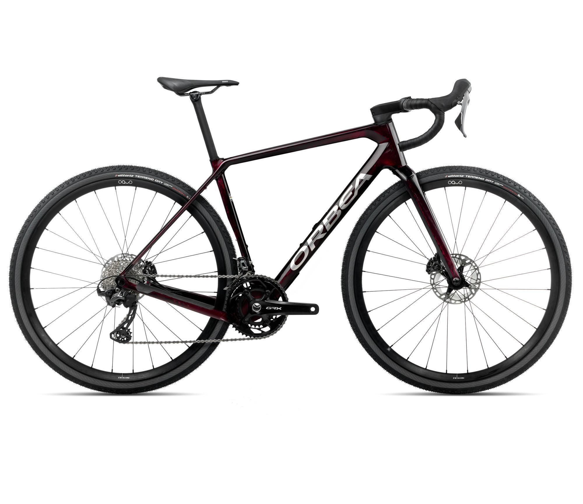 Gravel Bike ORBEA TERRA M20TEAM XS Wine Red Carbon View (Gloss)