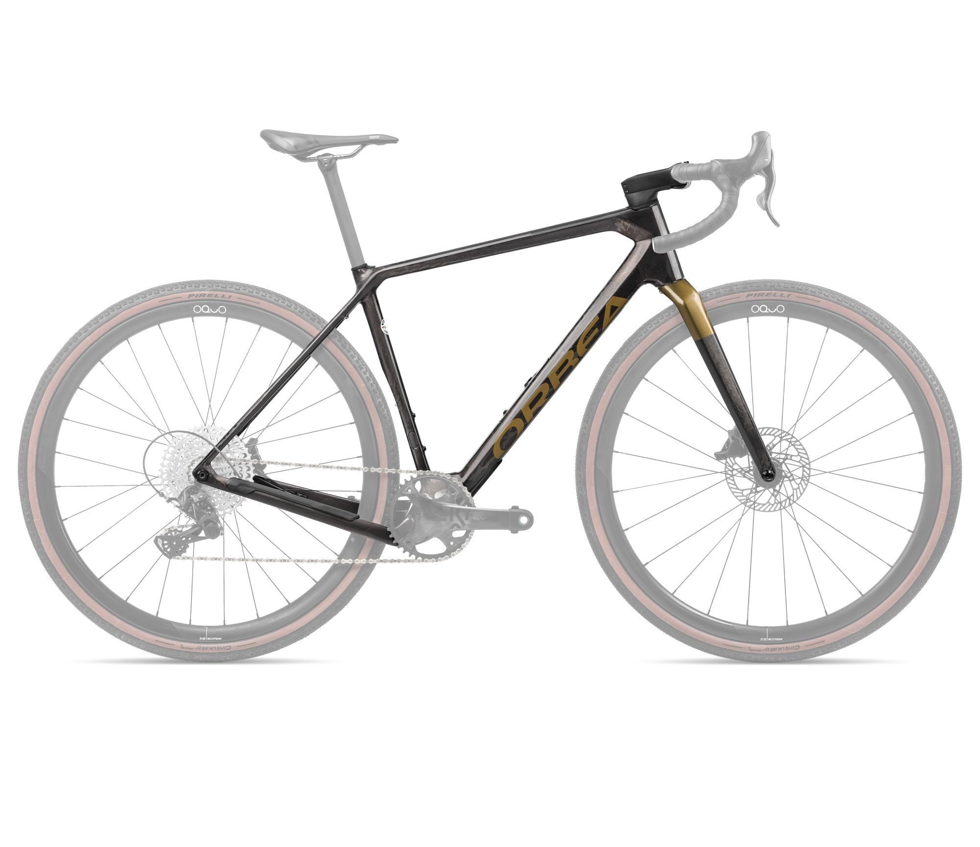 Gravel Bike ORBEA TERRA OMR XS Wine Red Carbon View (Gloss)
