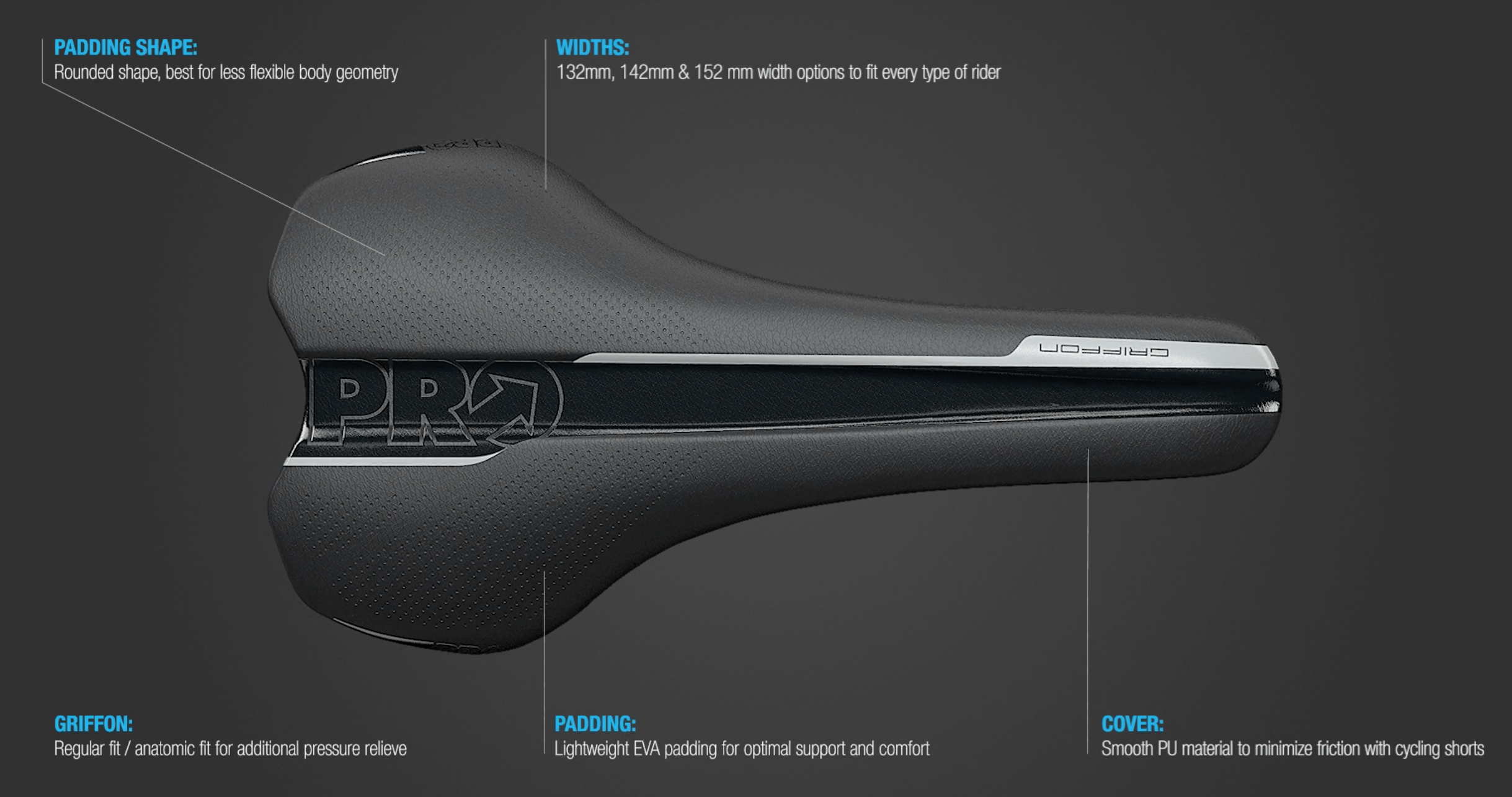 Sa bicicleta Pro Griffon Carbon 142mm 8 3
