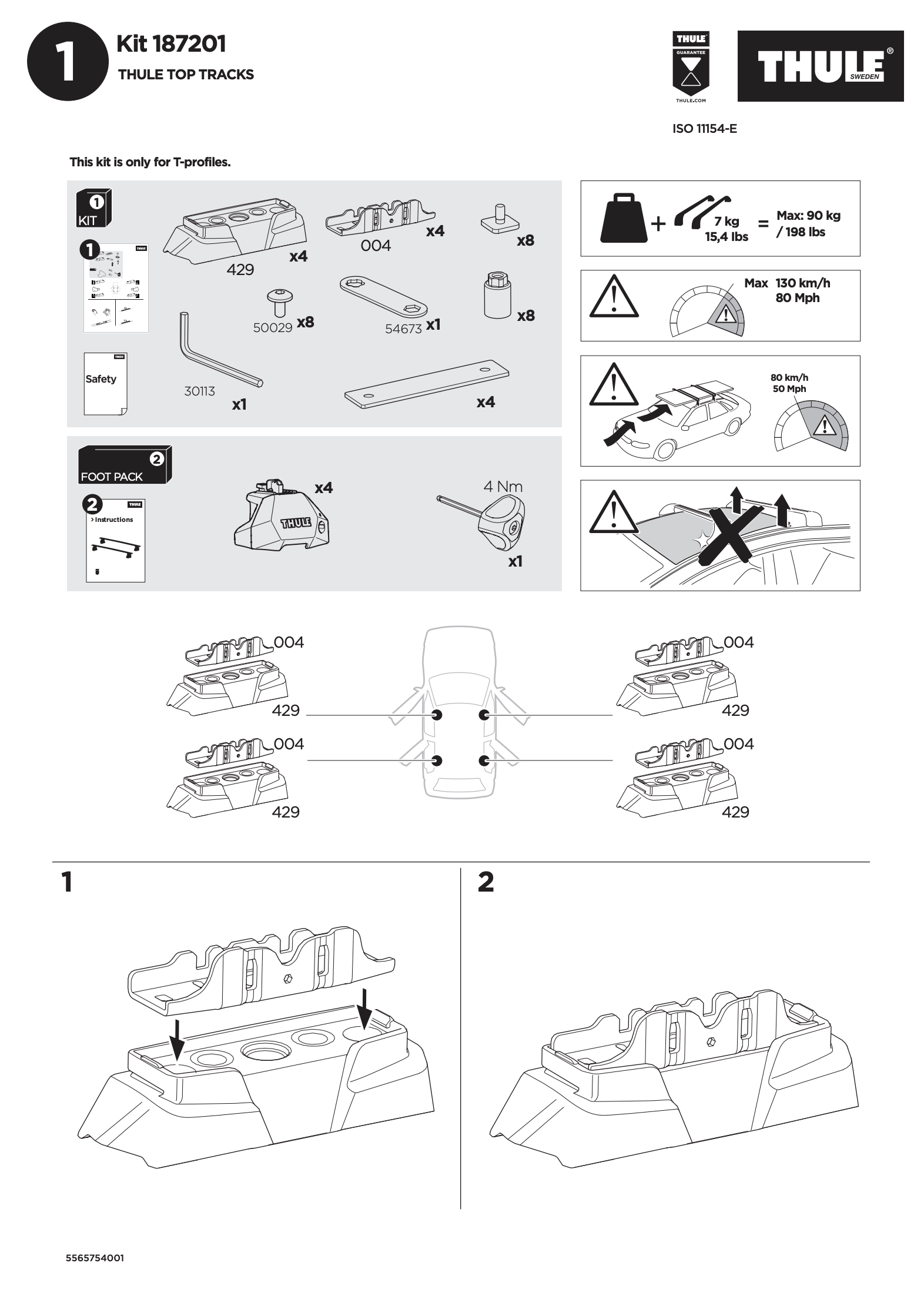 Kit THULE 187201