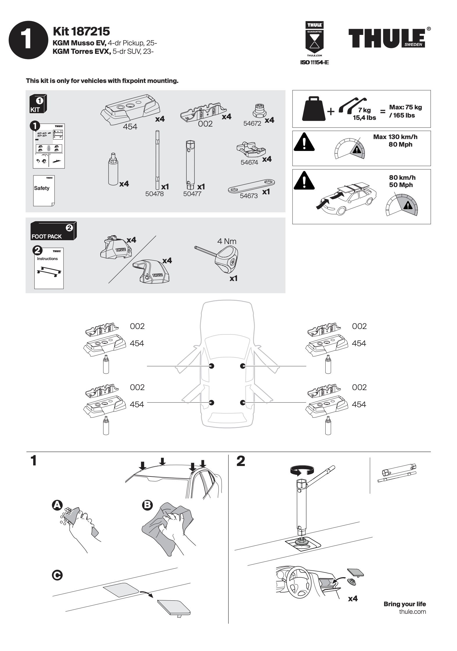 Kit THULE 187215