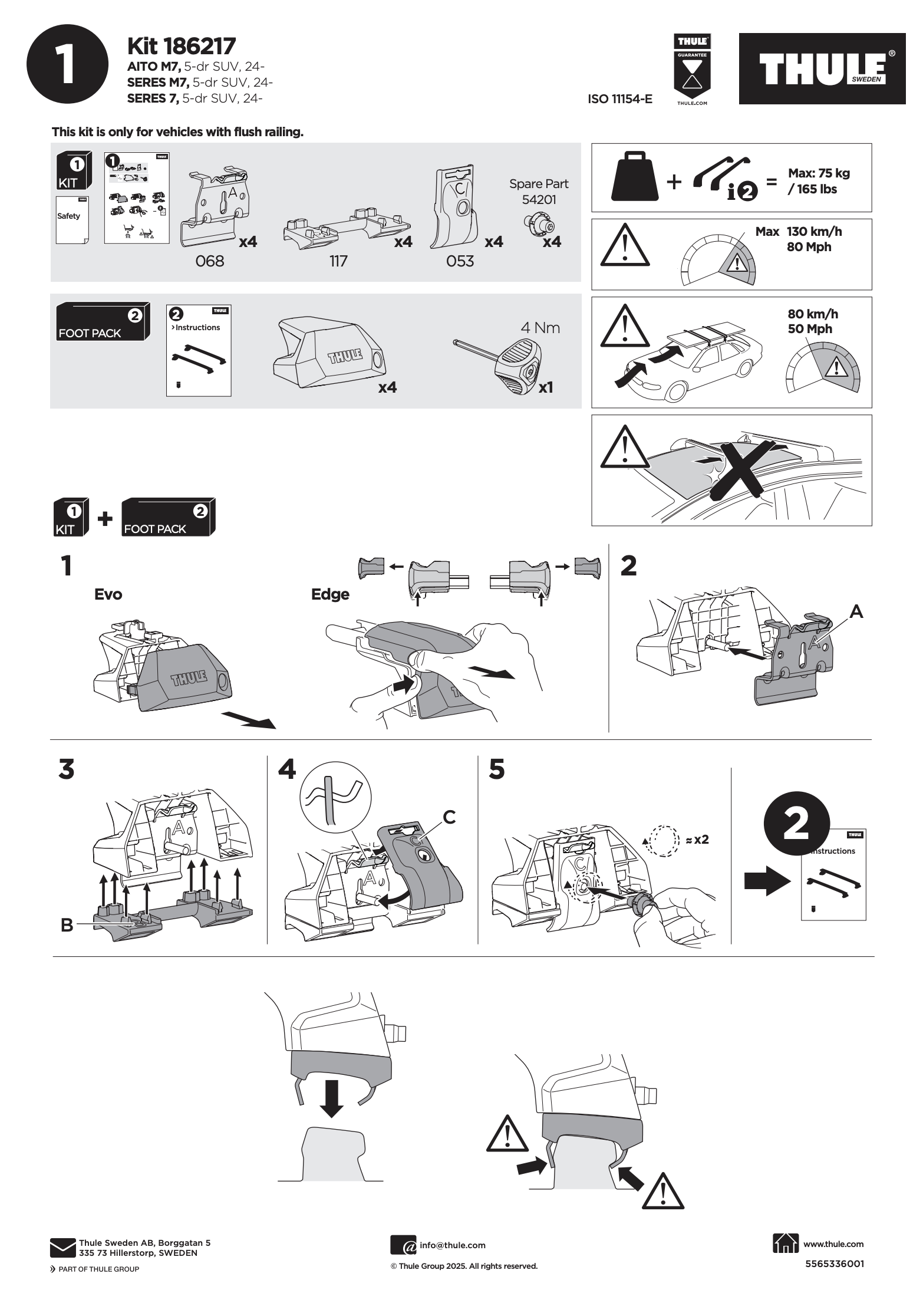 Kit Thule 186217