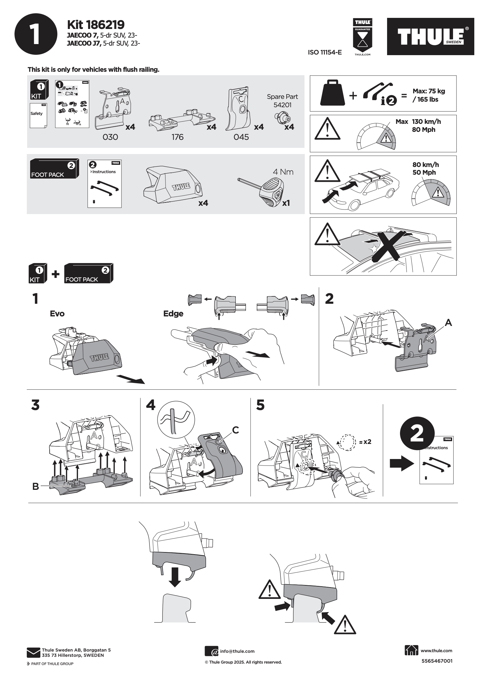 Kit Thule 186219