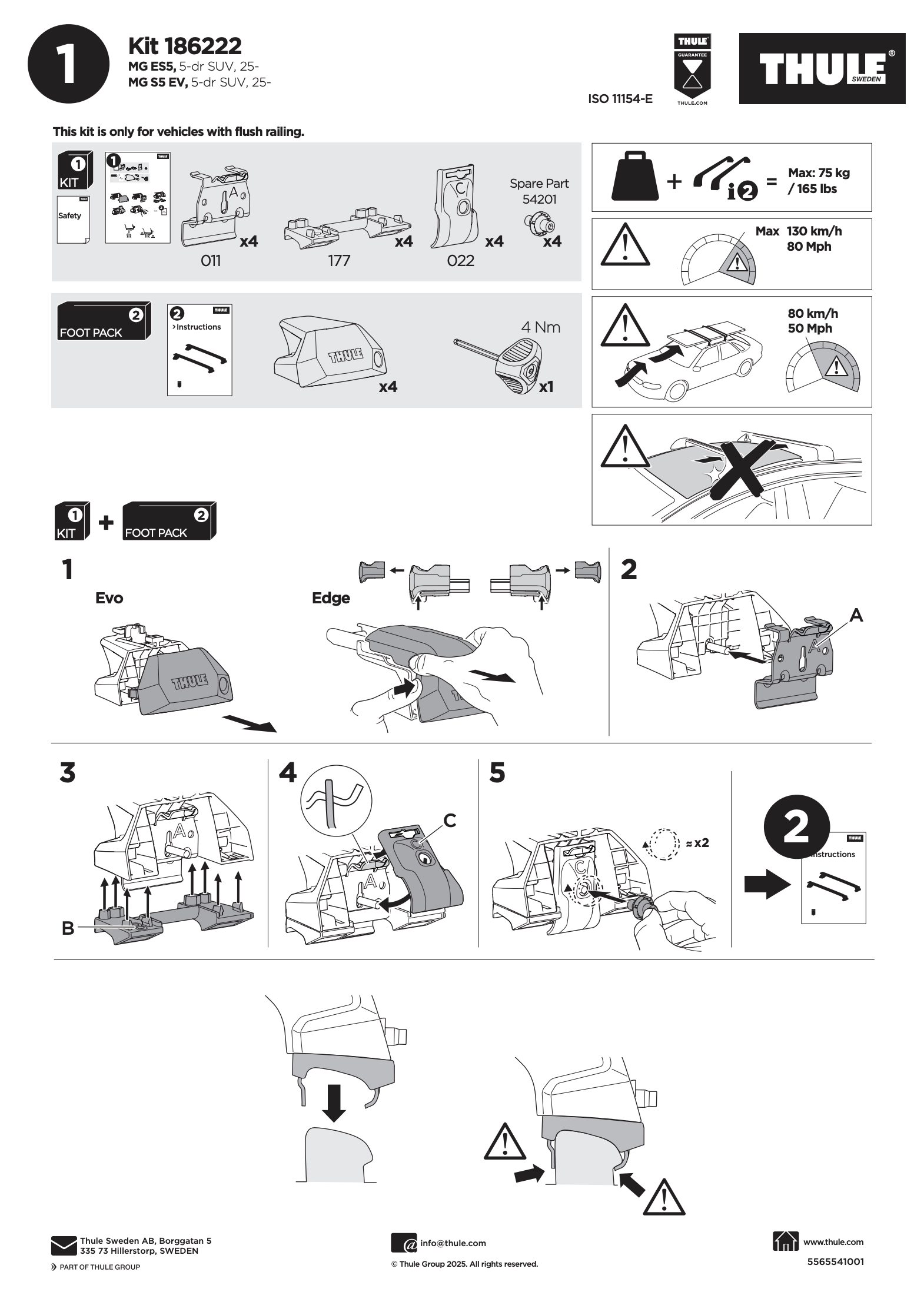 Kit Thule 186222