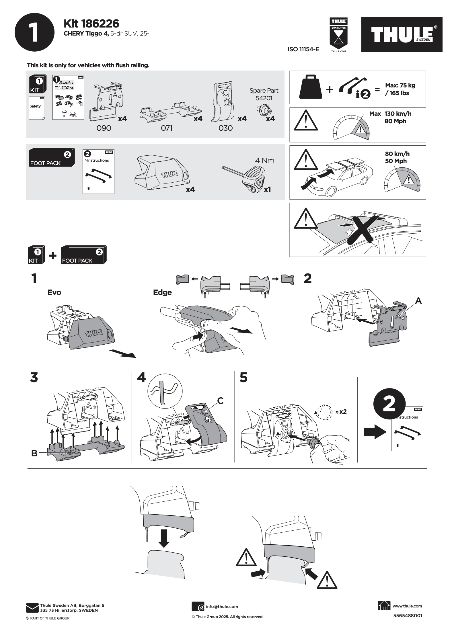 Kit Thule 186226