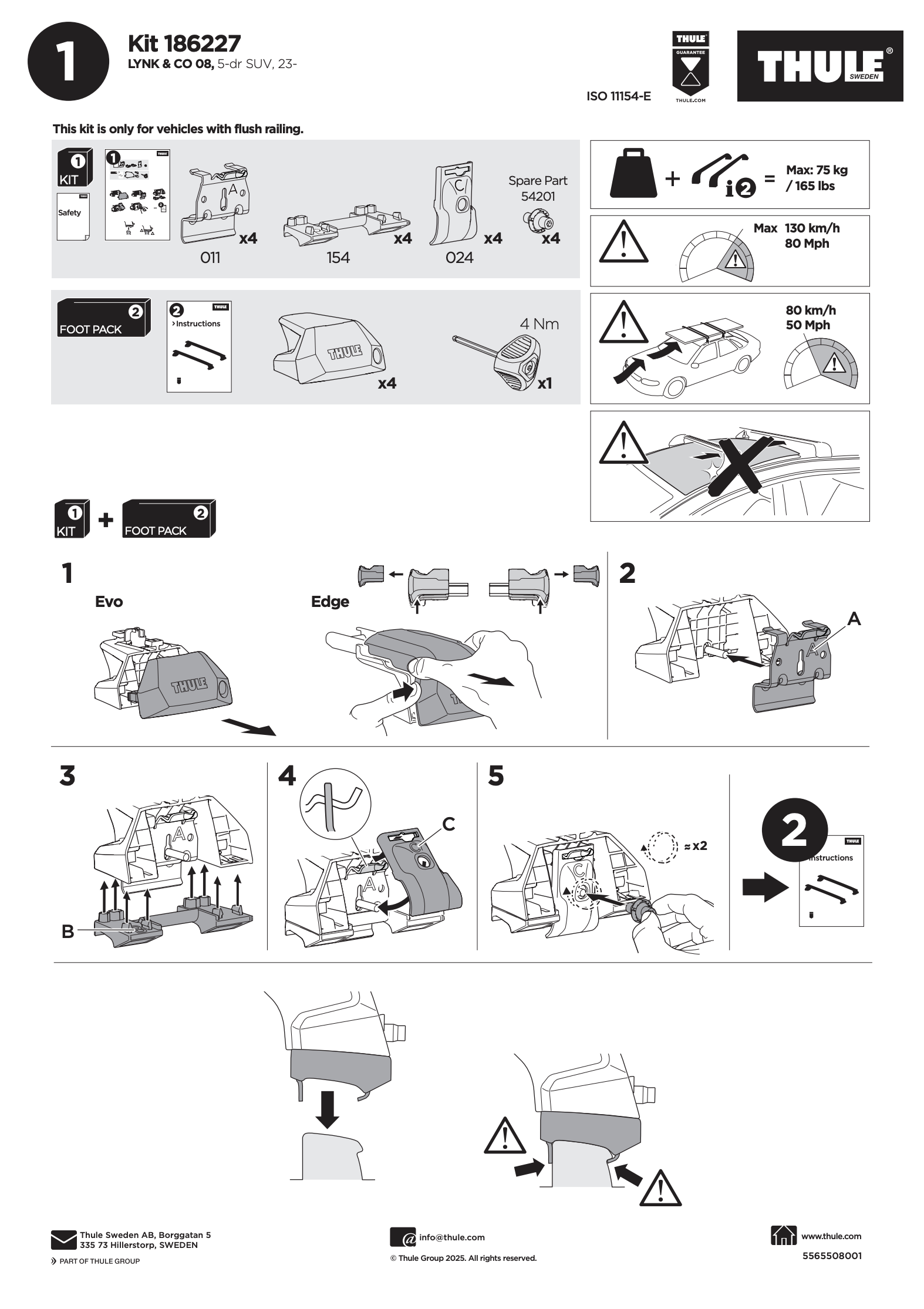 Kit Thule 186227