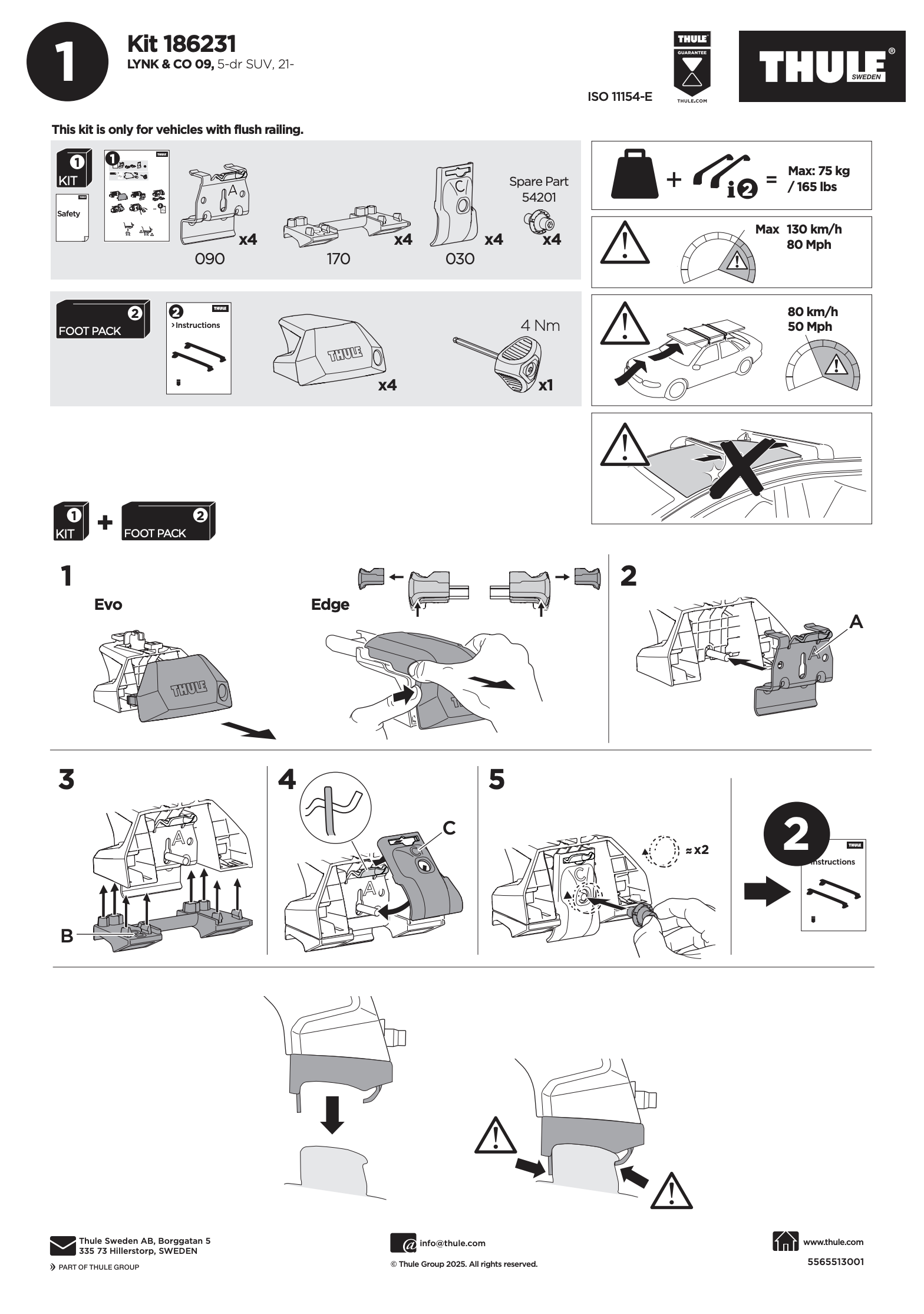 Kit Thule 186231