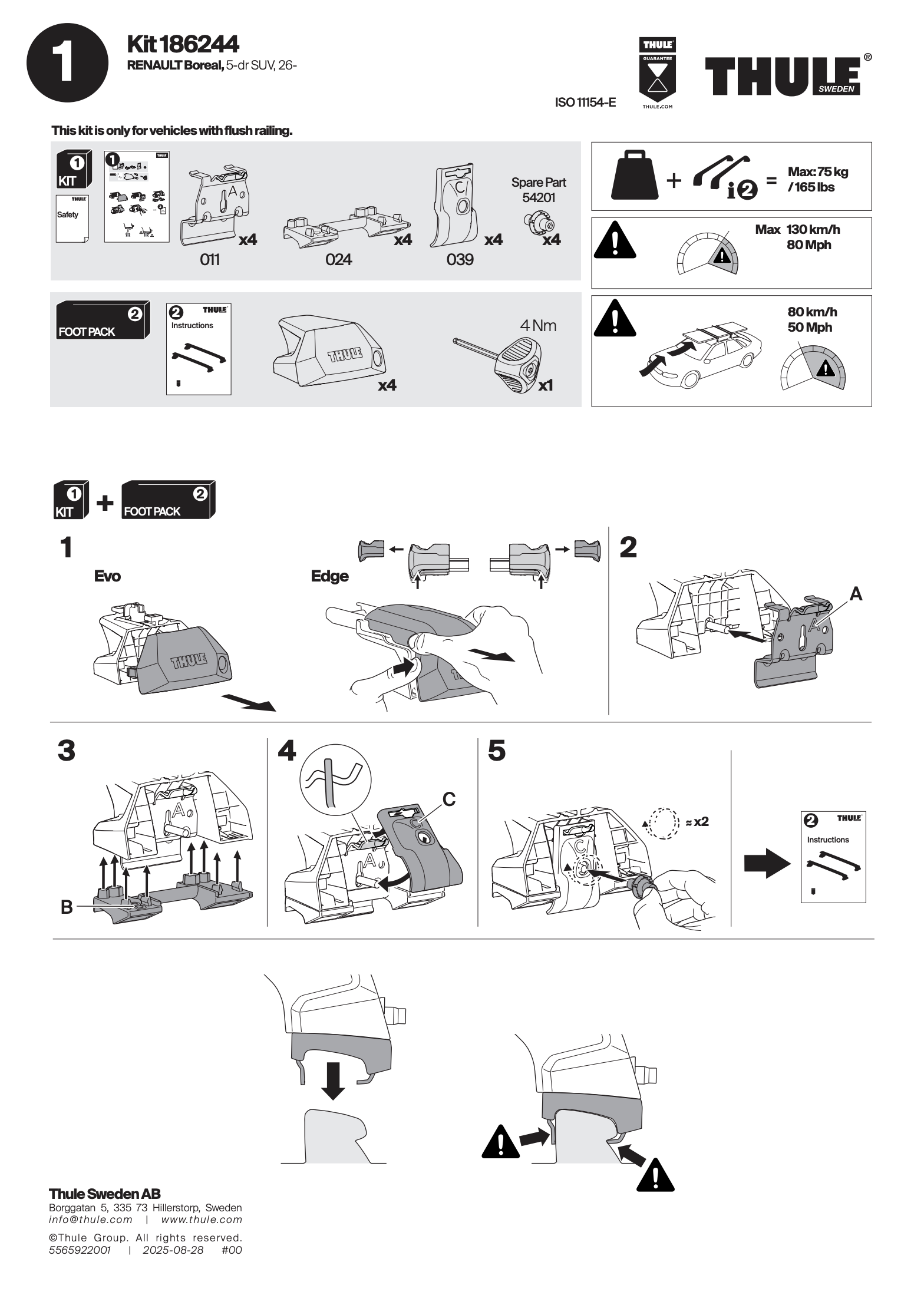 Kit Thule 186244