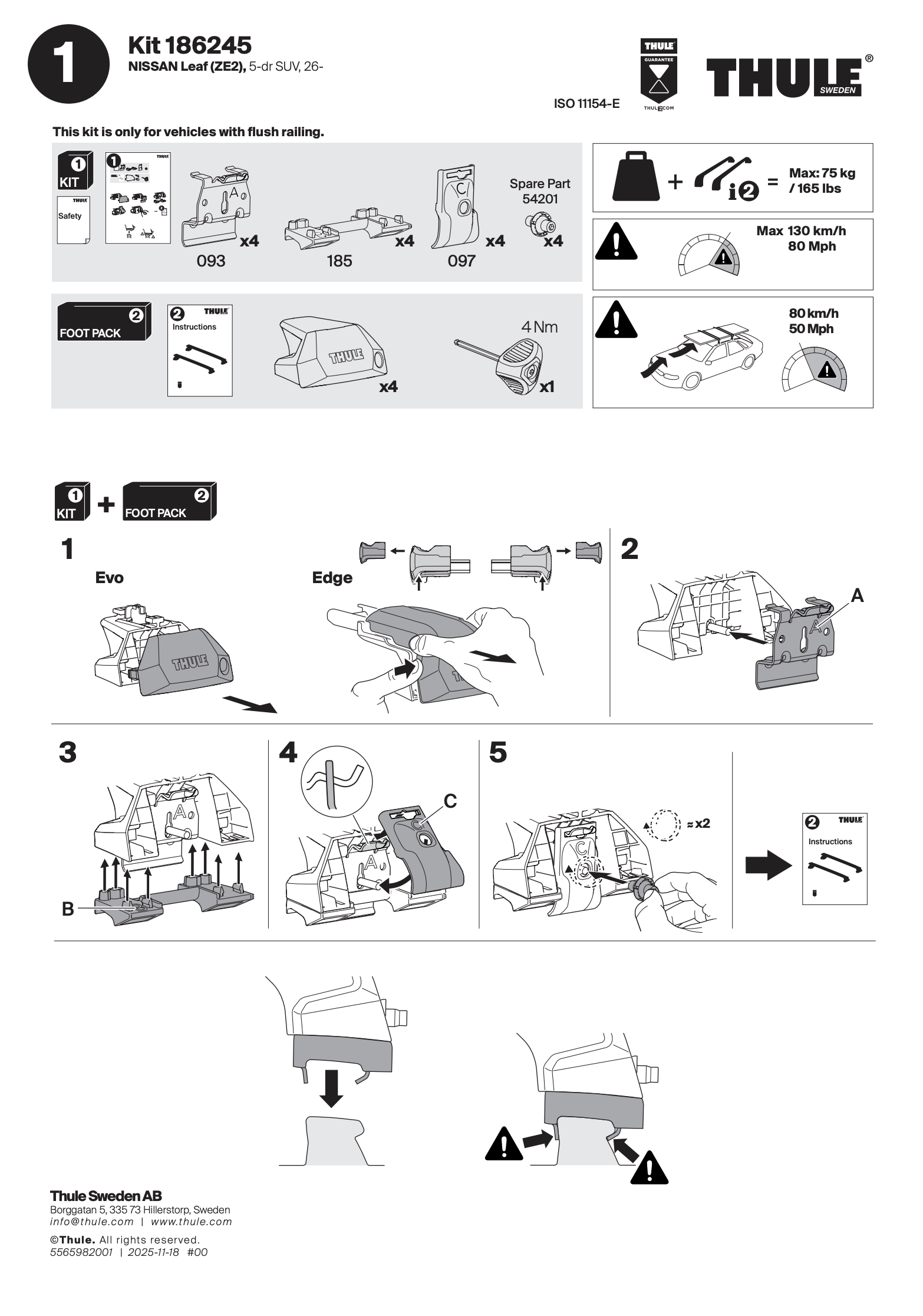 Kit Thule 186245