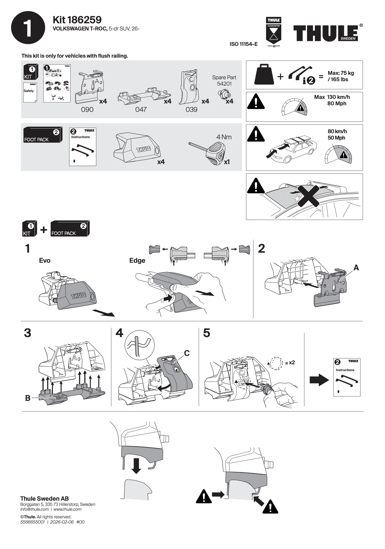 Kit Thule 186259