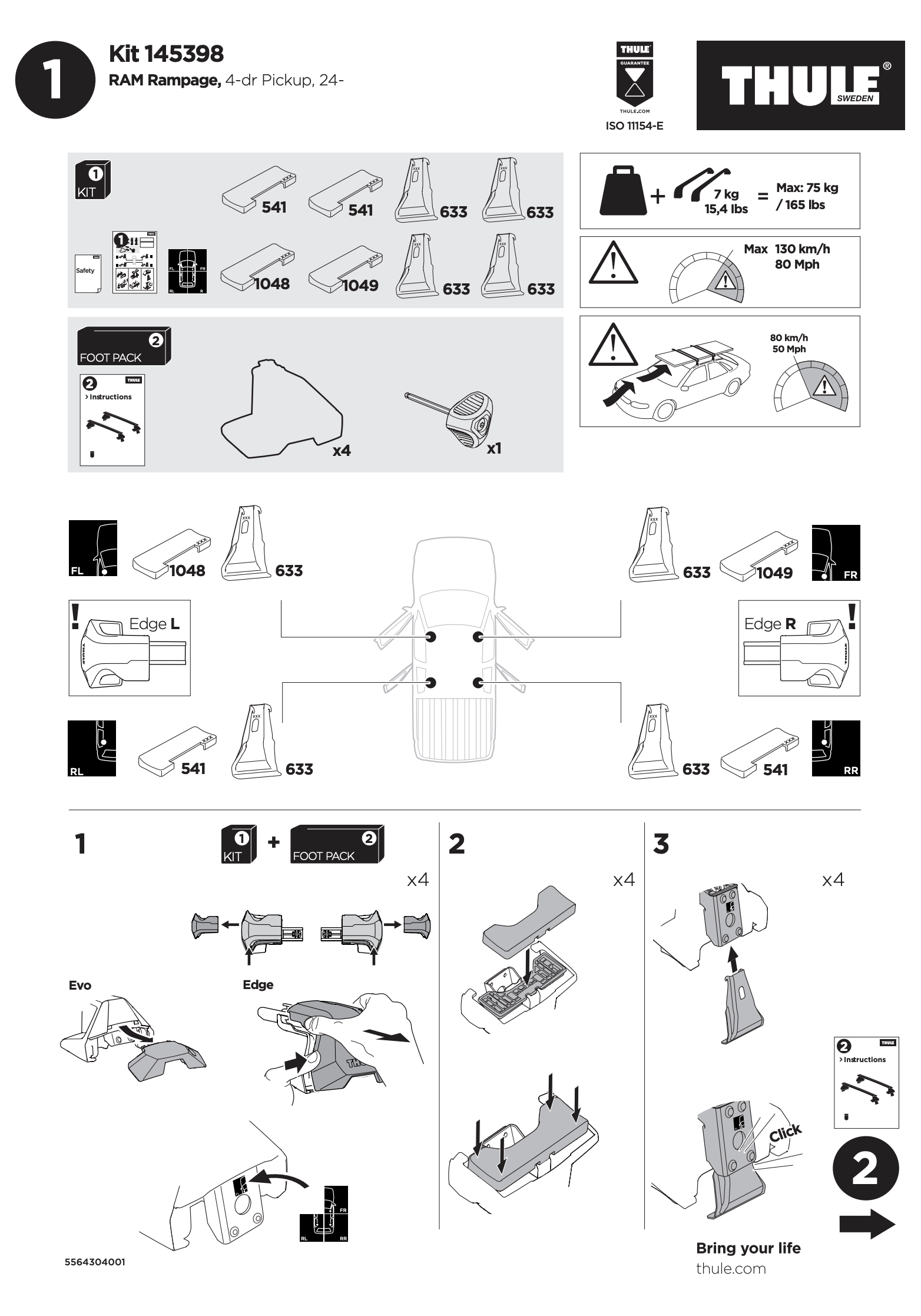 Kit Thule 145398