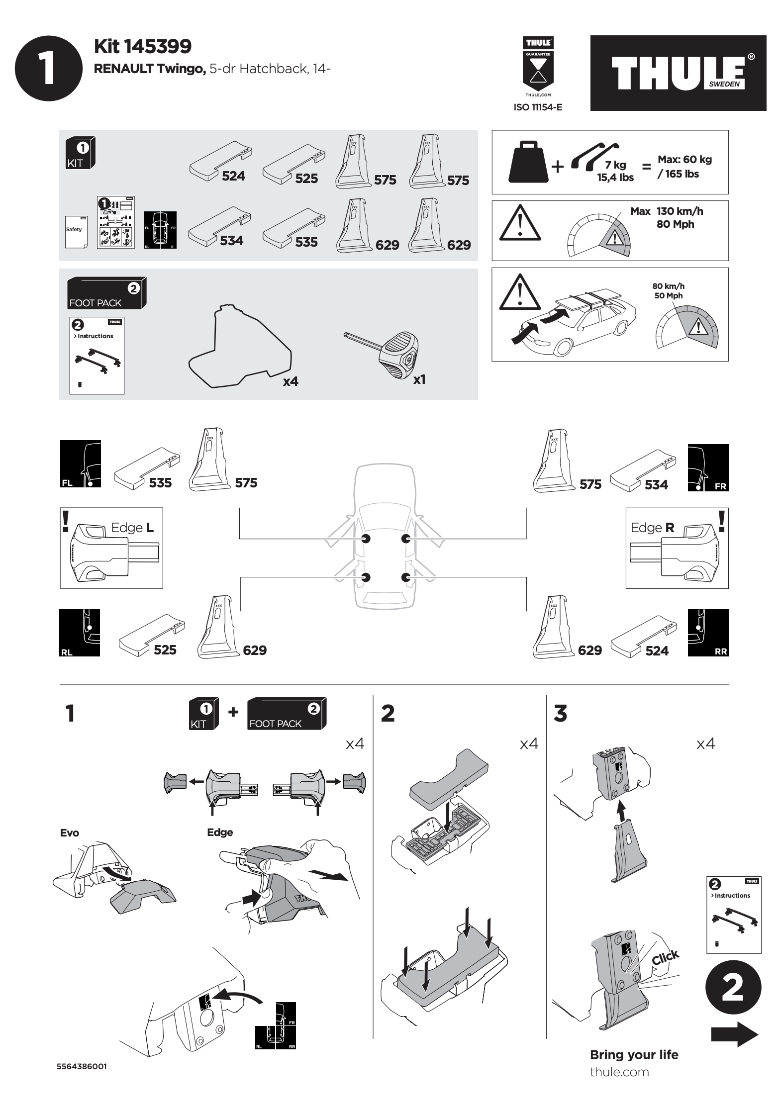 Kit Thule 145399