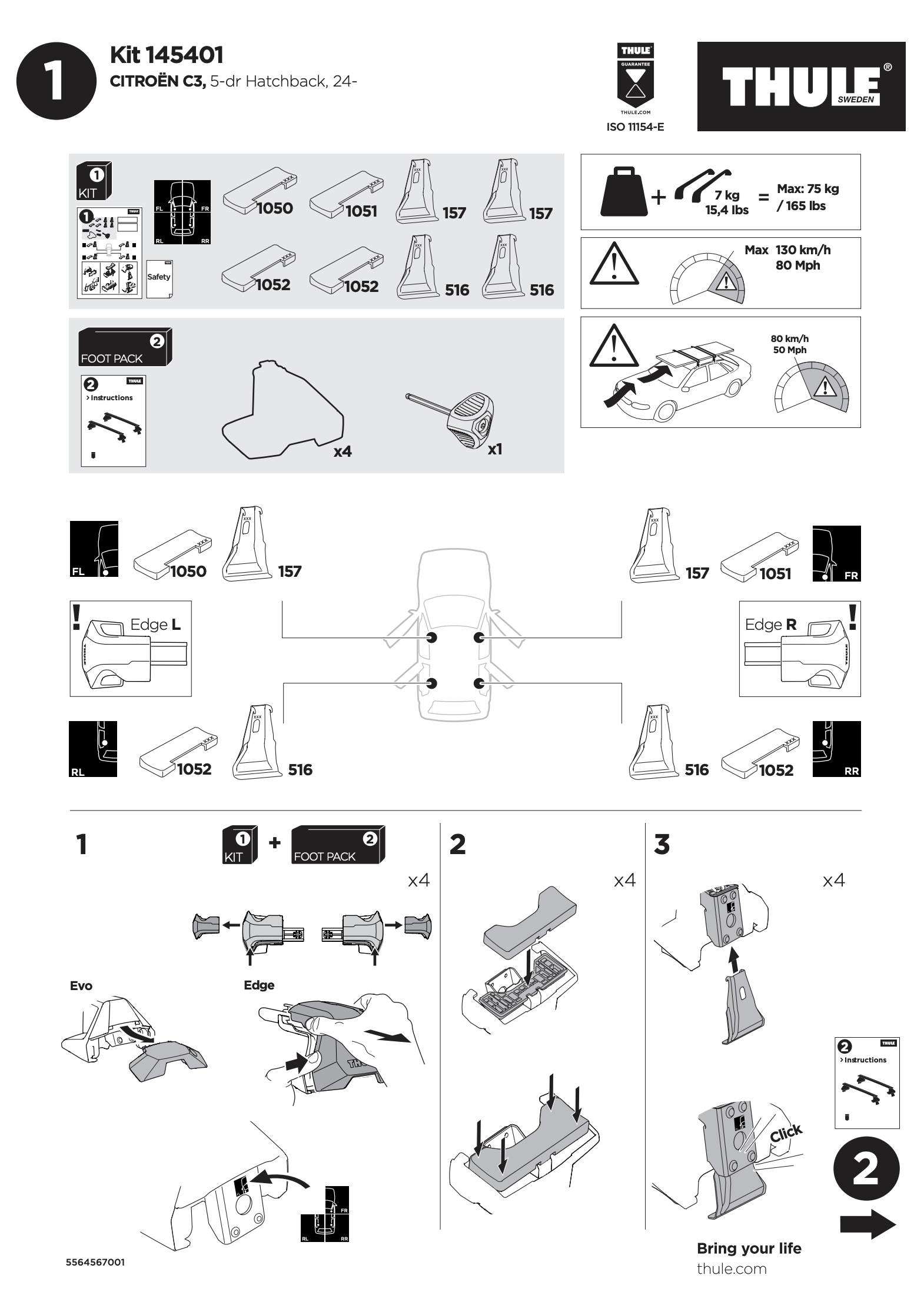 Kit Thule 145401