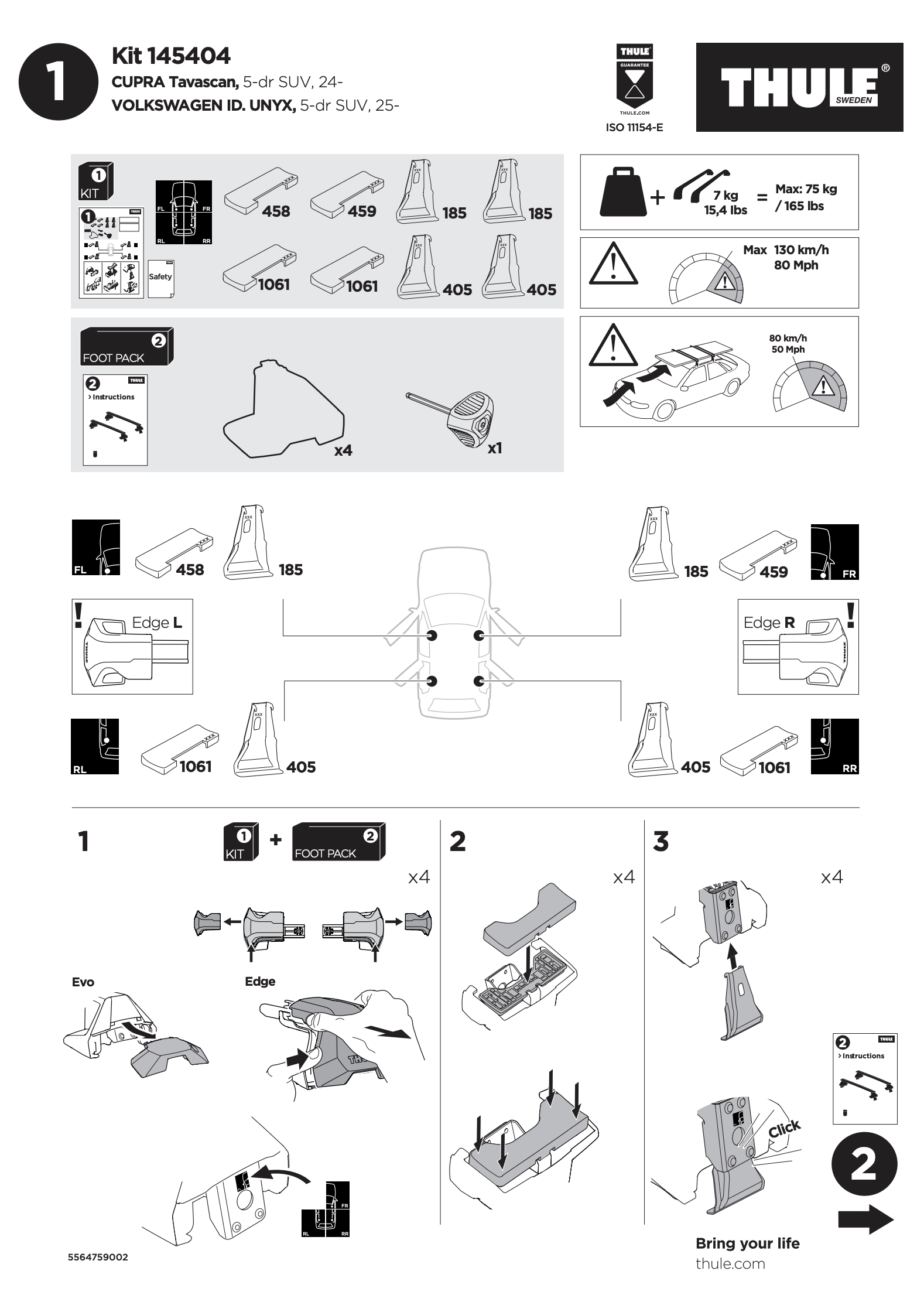 Kit Thule 145404