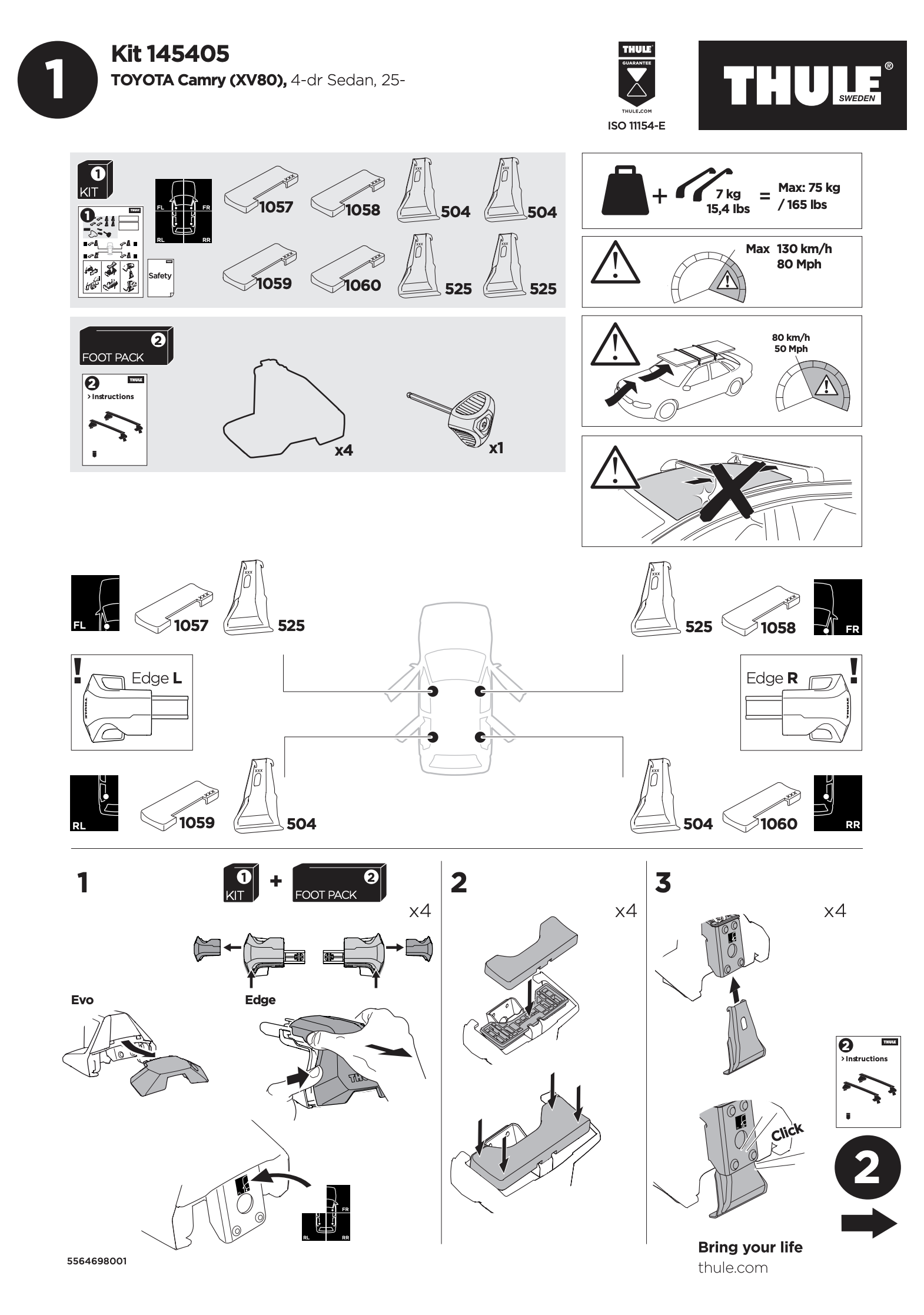 Kit Thule 145405