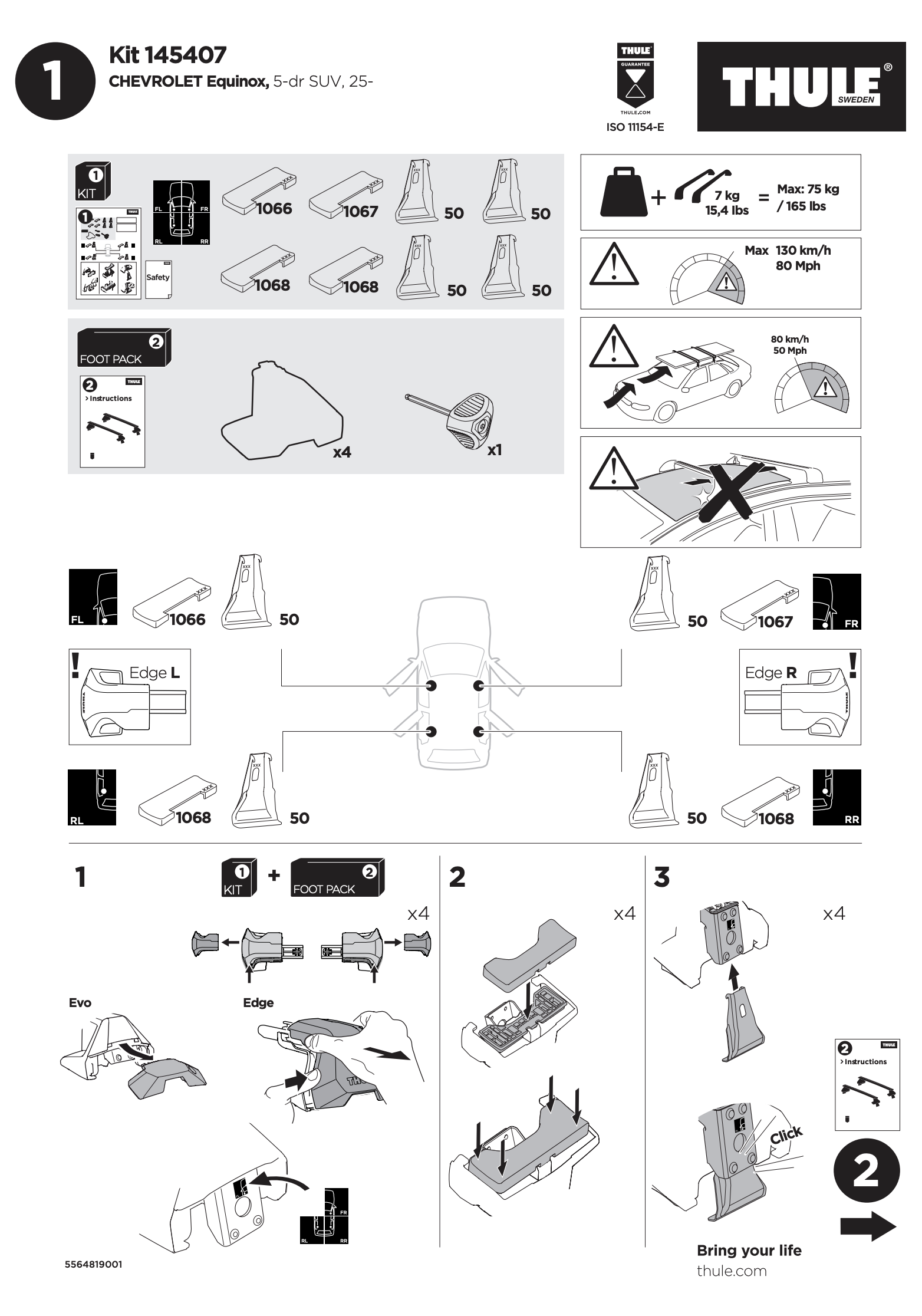 Kit Thule 145407