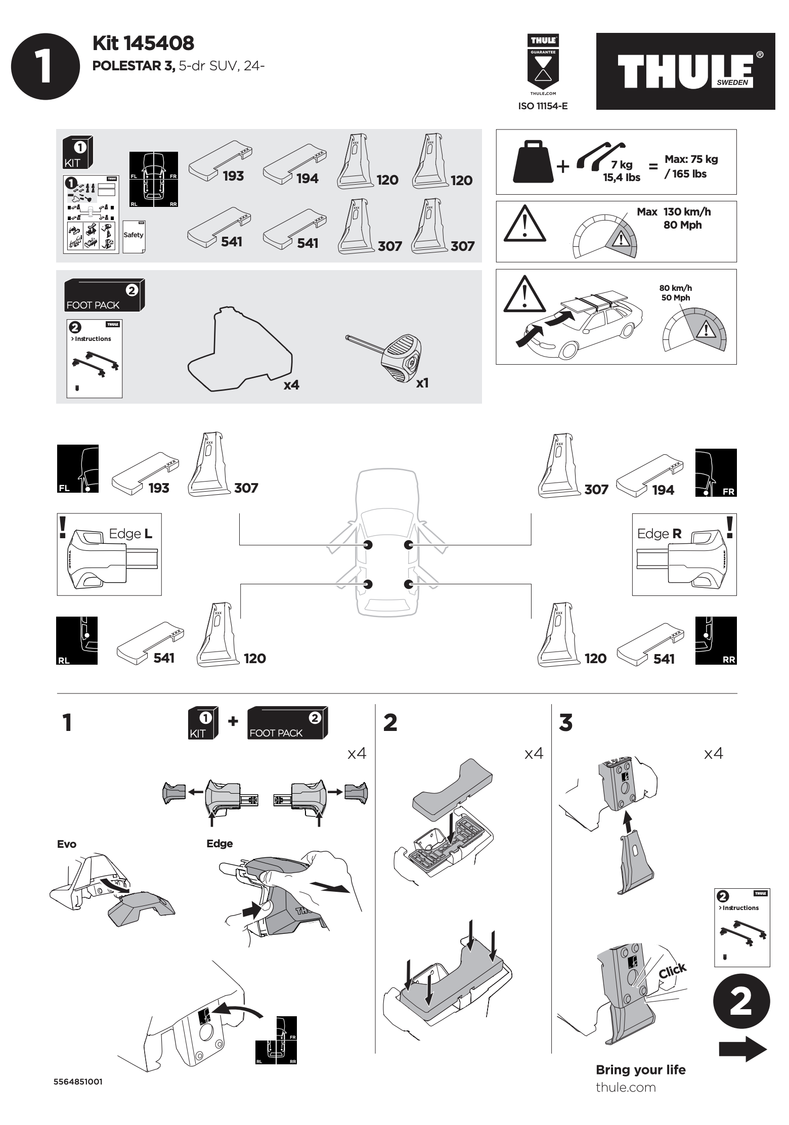 Kit Thule 145408