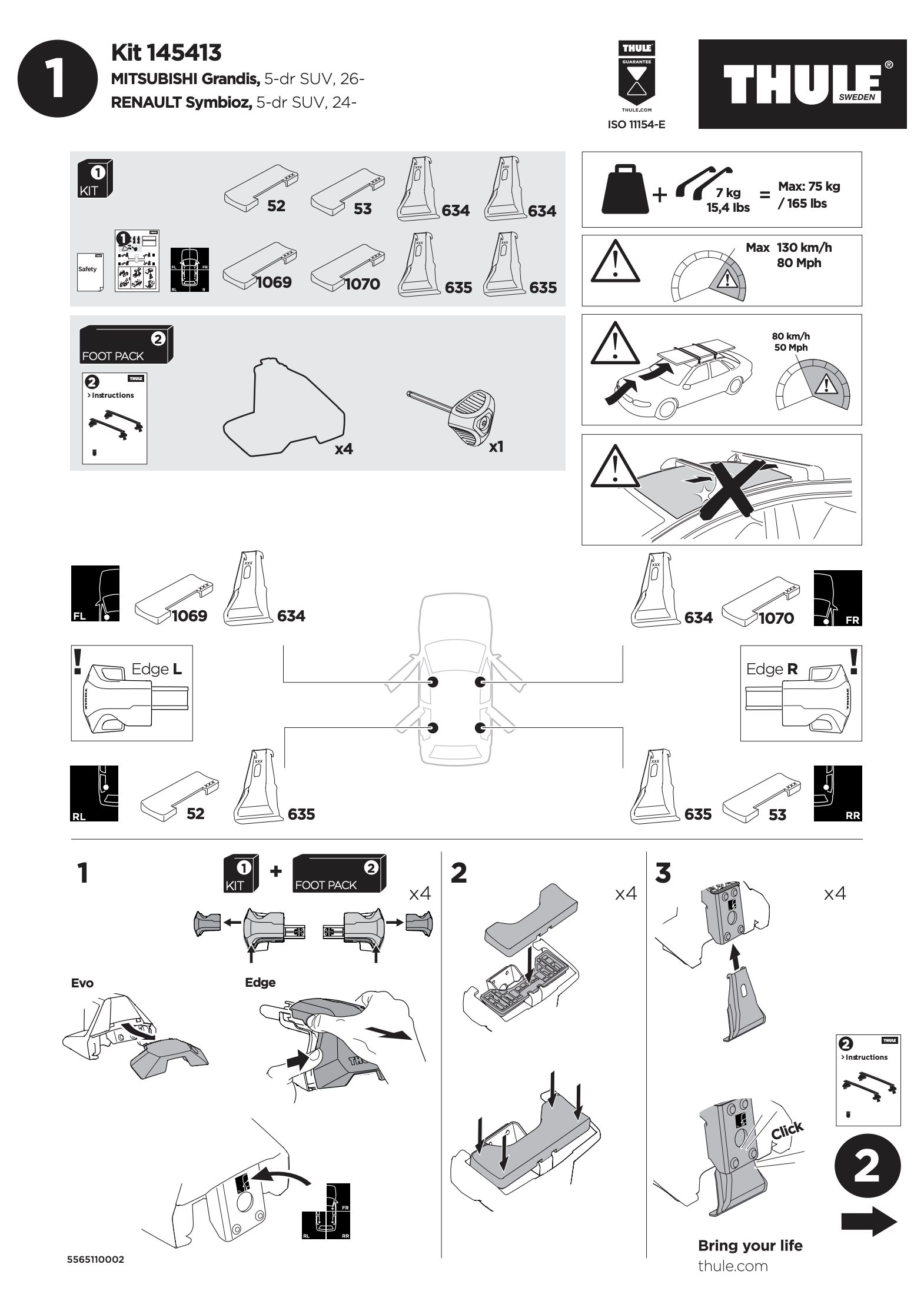 Kit Thule 145413